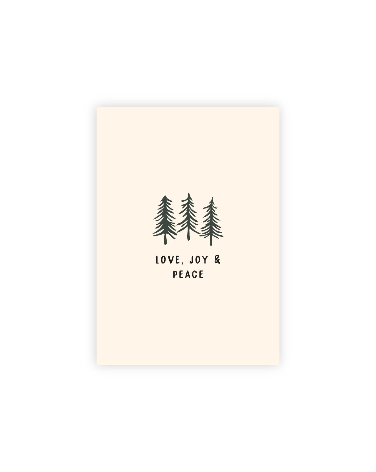 Love, Joy & Peace Postkarte