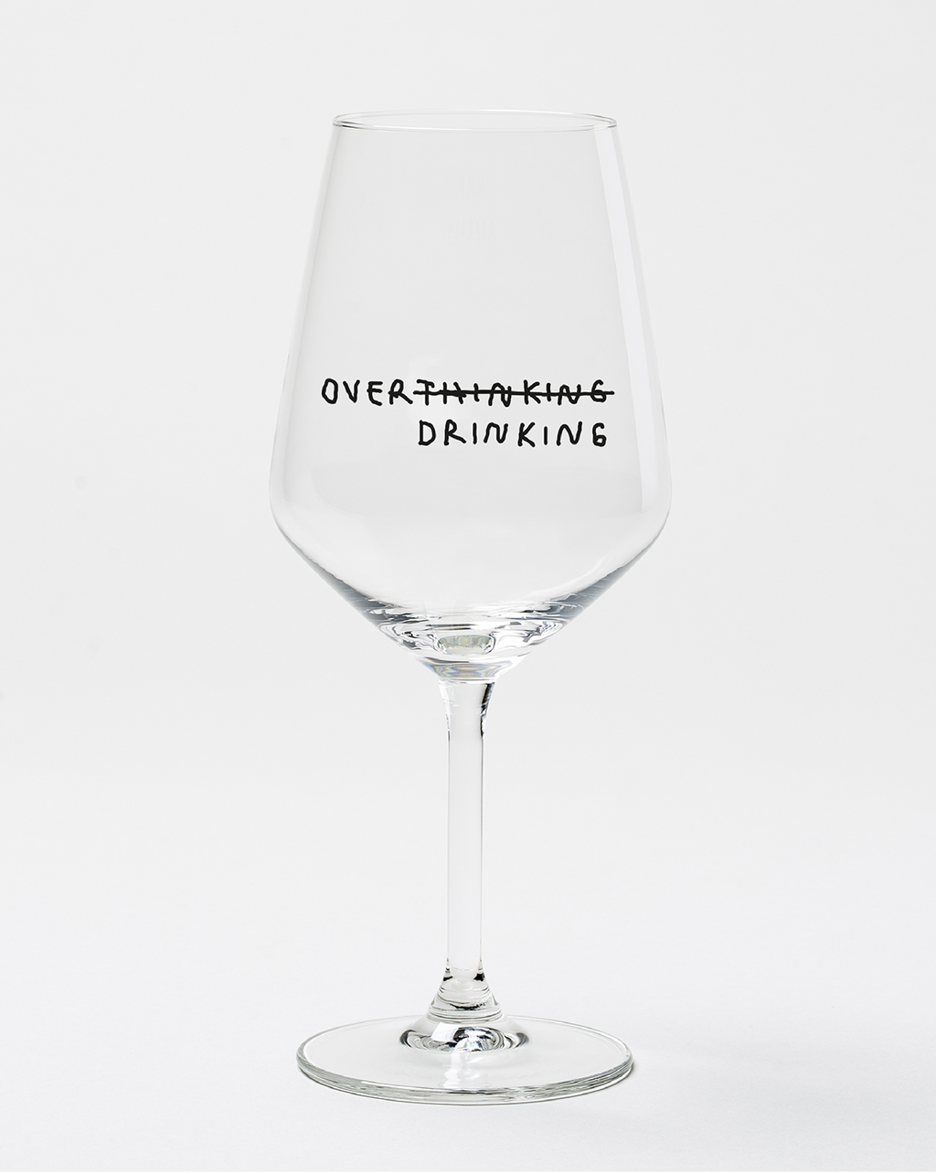 Over Thinking/Drinking Weinglas