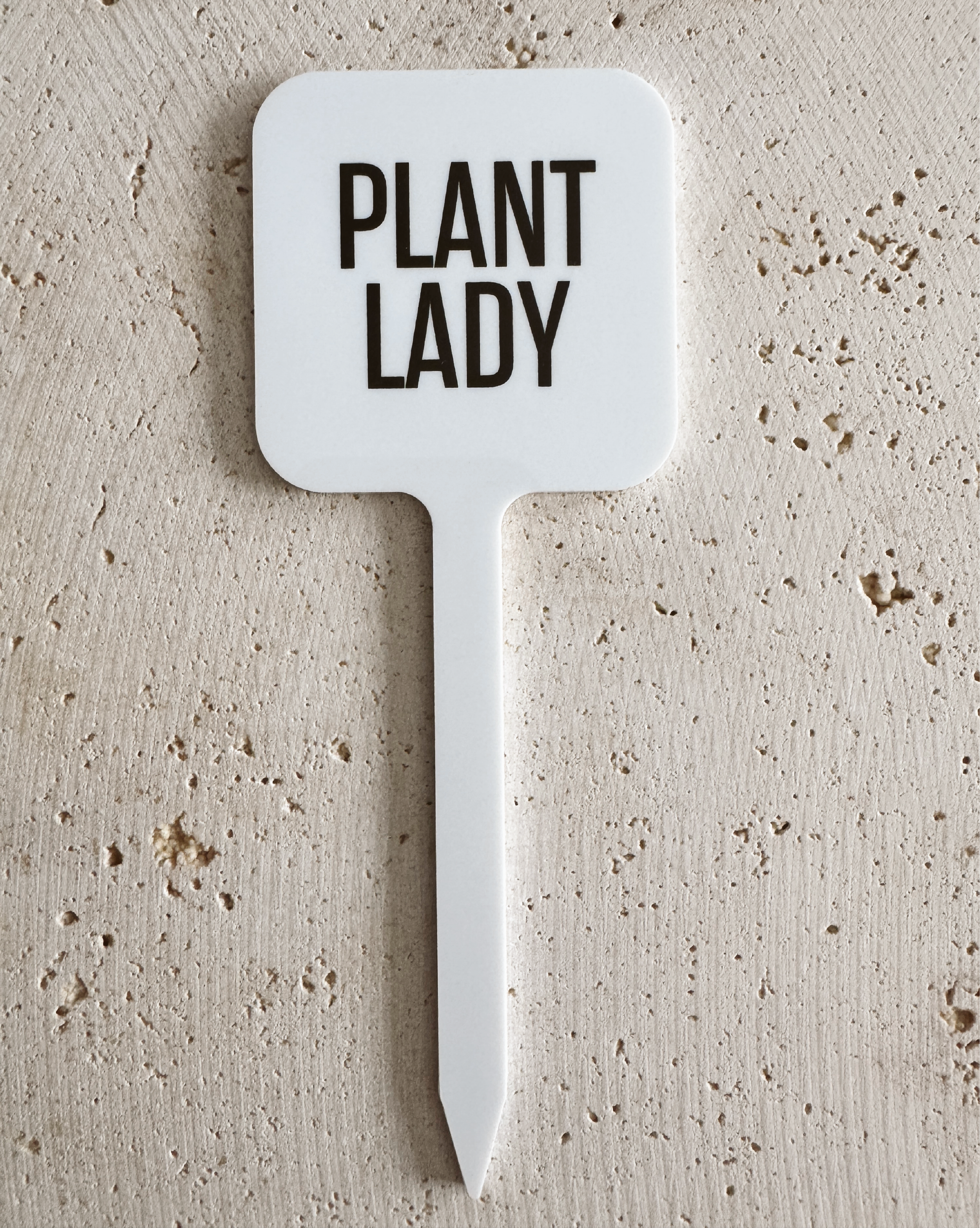 Plant Lady Pflanzenstecker aus Acryl