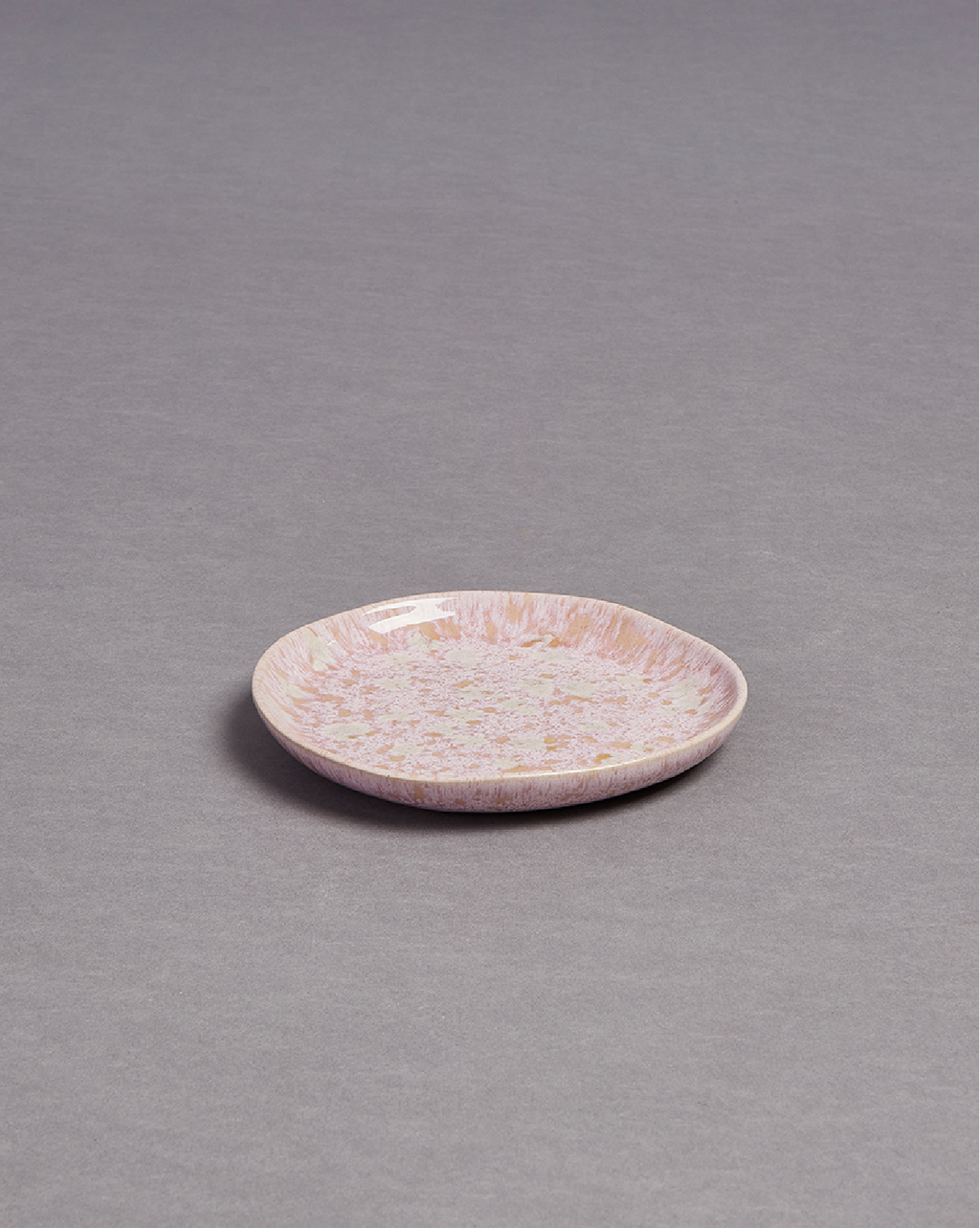 Portofino Ceramica Schmuckteller rosa/beige/gesprenkelt