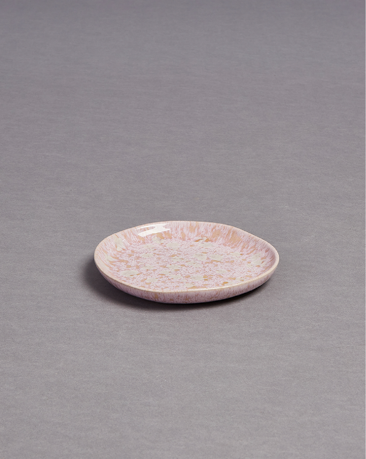Portofino Ceramica Schmuckteller rosa/beige/gesprenkelt