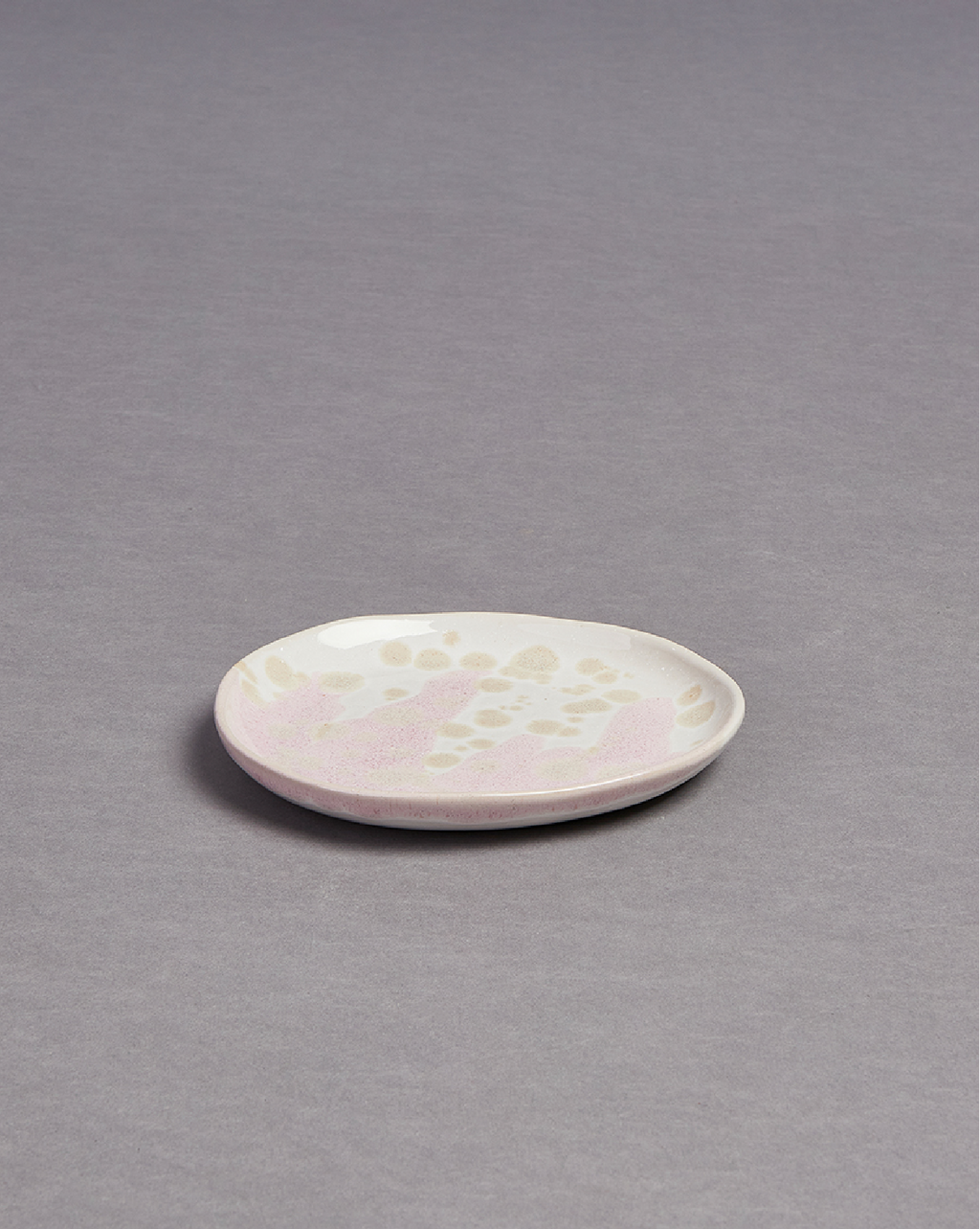 Portofino Ceramica Schmuckteller rosa/beige/weiß