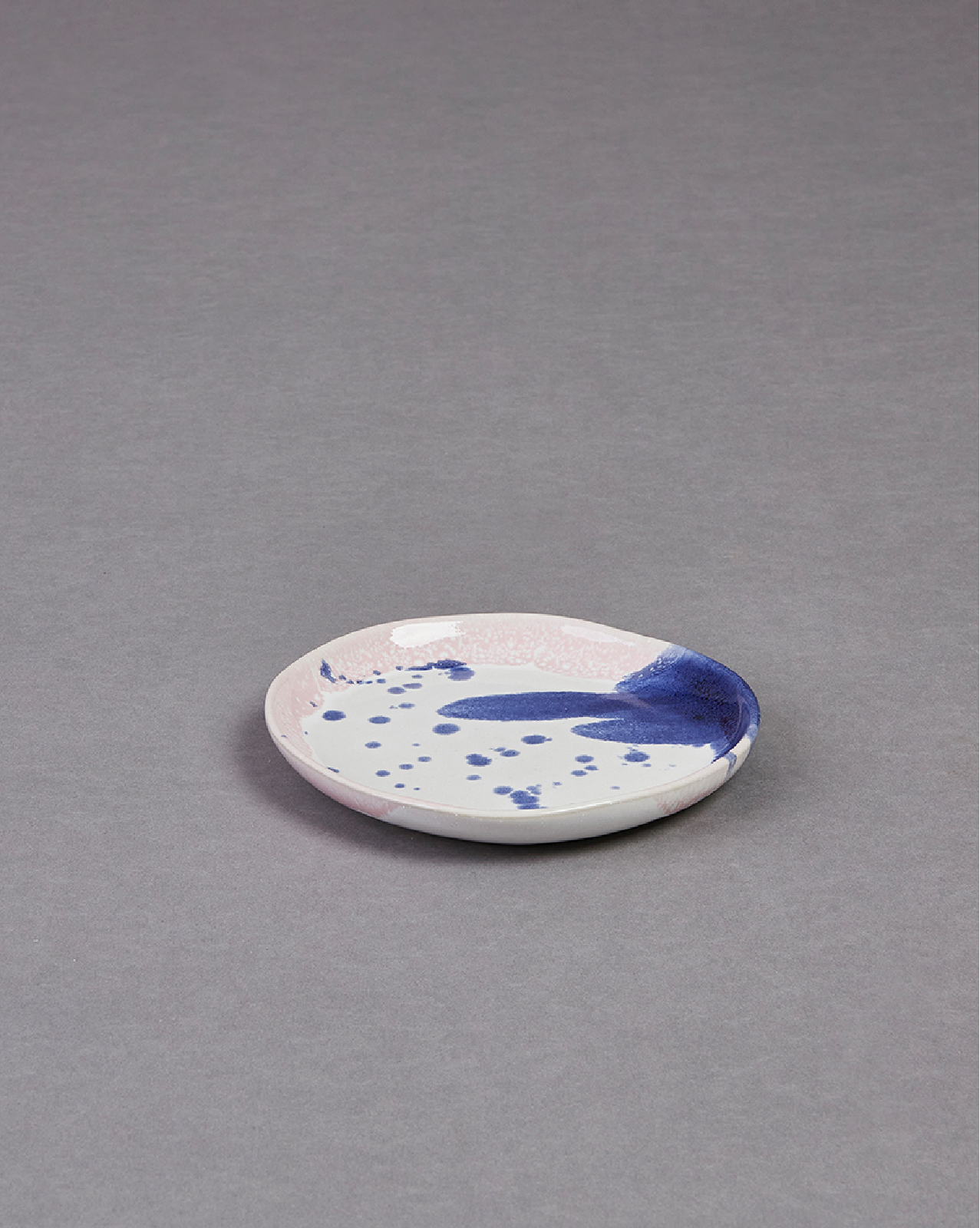 Portofino Ceramica Schmuckteller rosa/blau/weiß