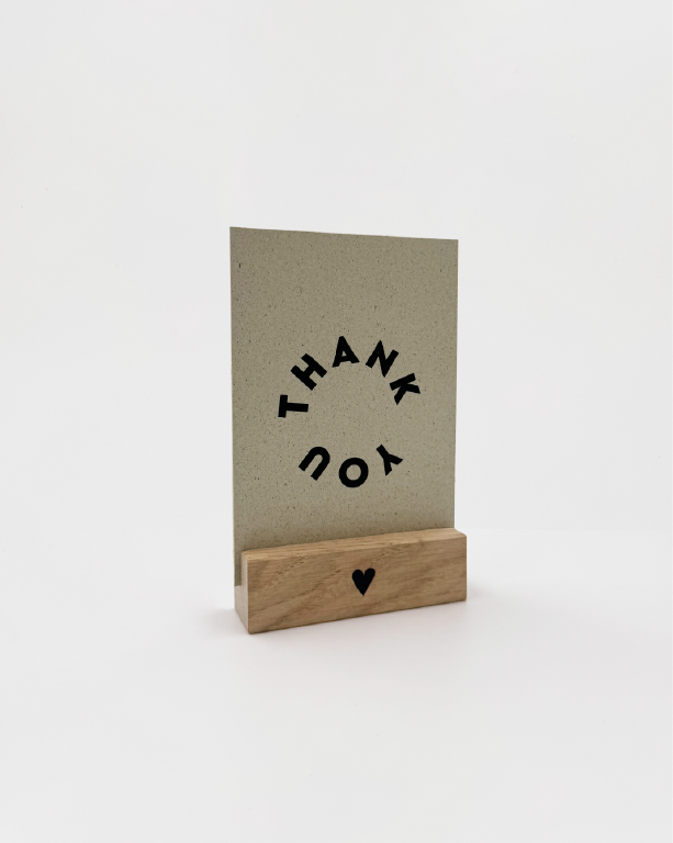 Postkartenhalter Herz