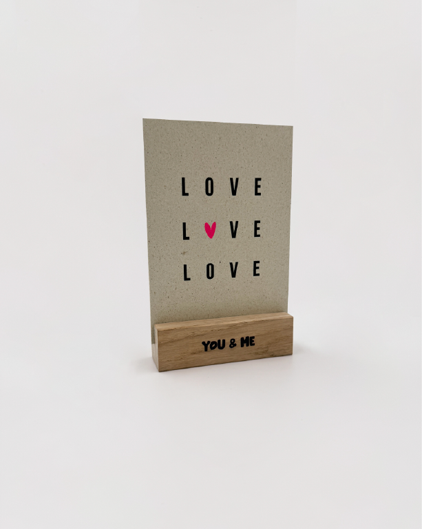 Postkartenhalter You & Me
