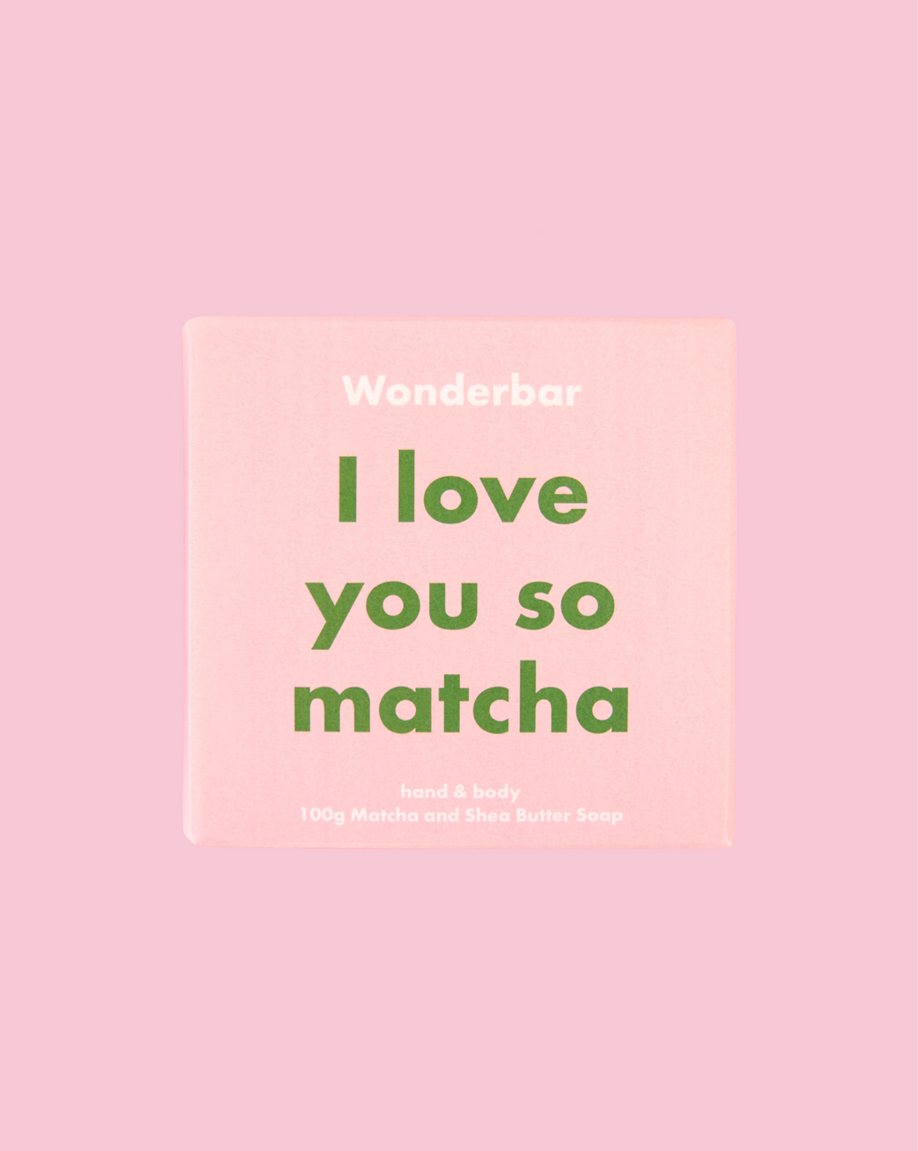 Seife Wonderbar I love you so matcha