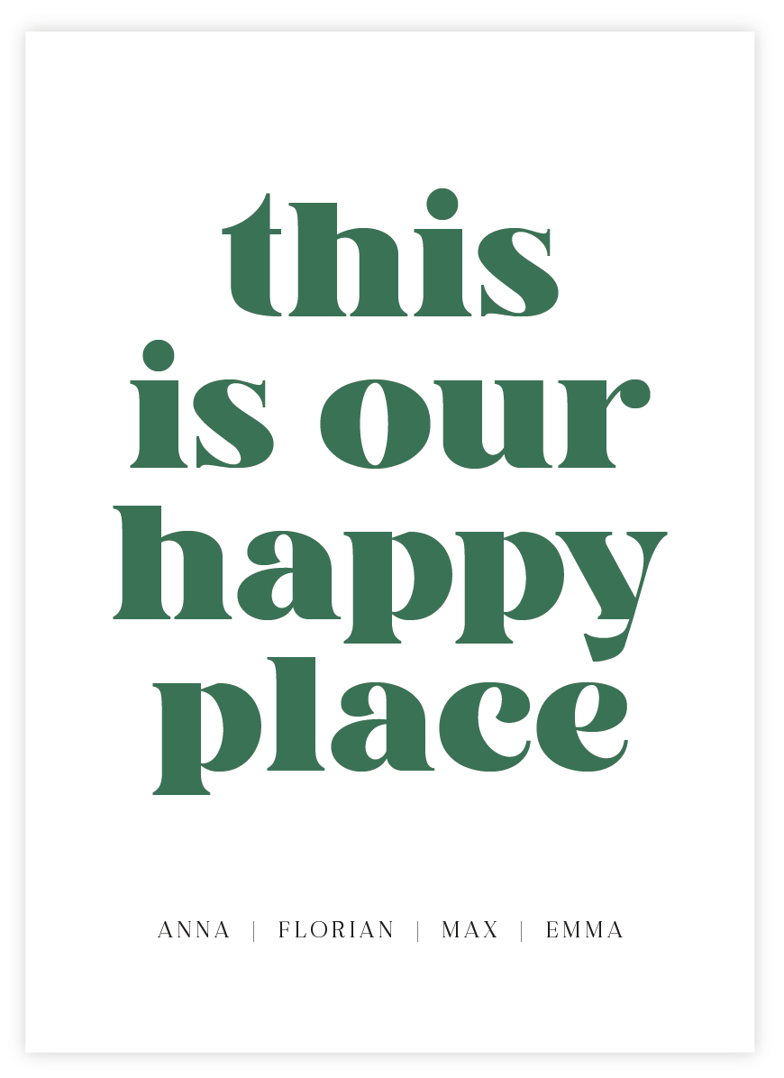 This Is Our Happy Place Poster