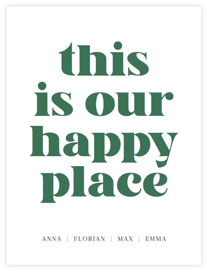 This Is Our Happy Place Poster