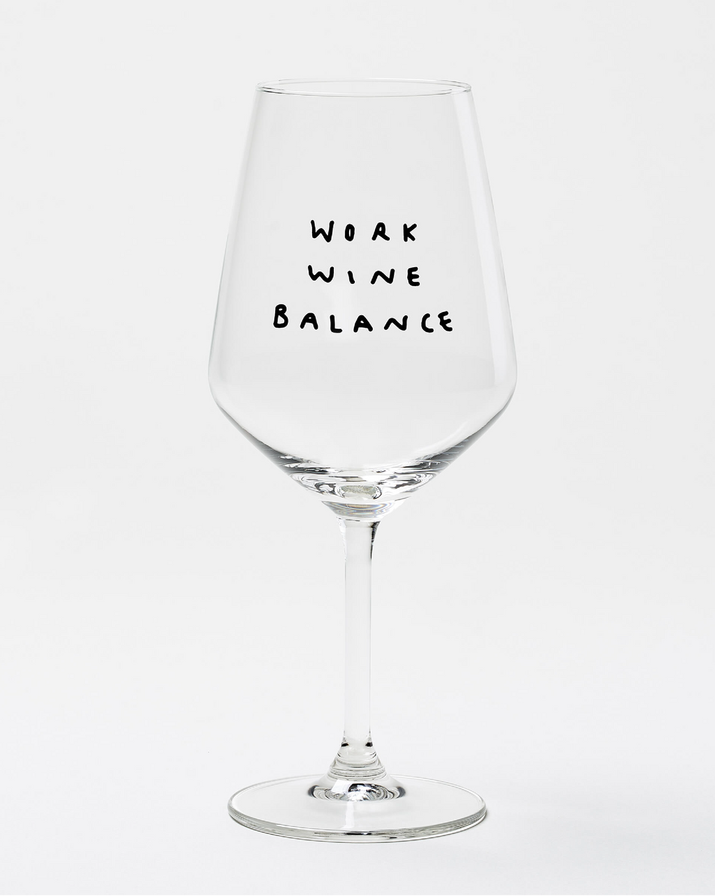 Work Wine Balance Weinglas
