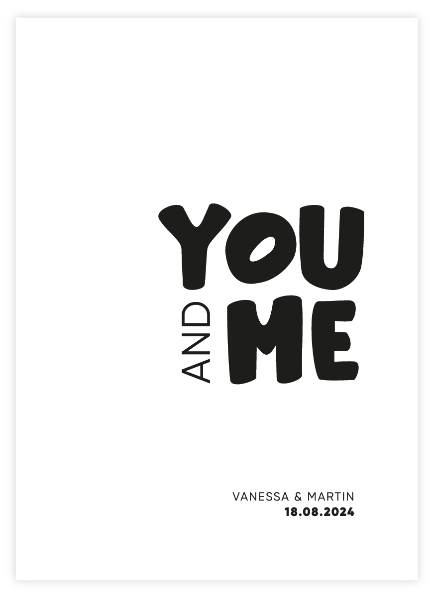 You And Me Poster