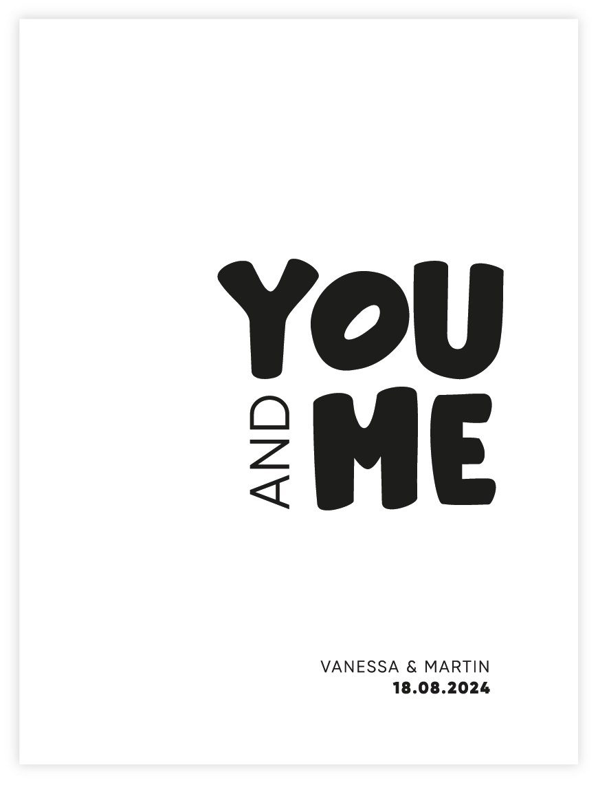 You And Me Poster