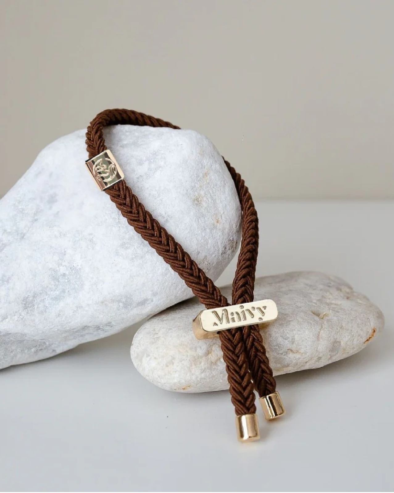Maivy Haarband Deep Brown & Gold
