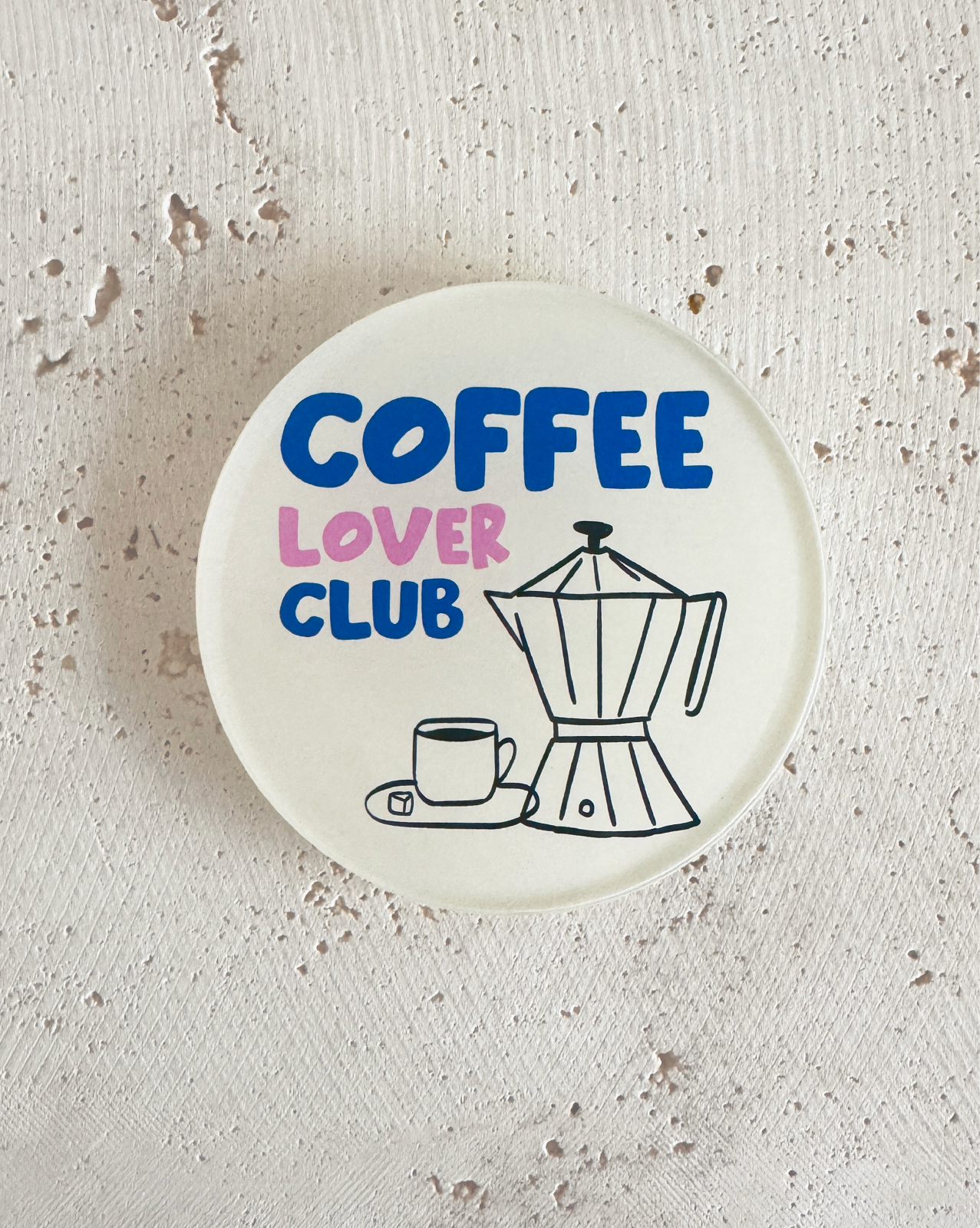 Coffee Lover Club Untersetzer aus Acryl