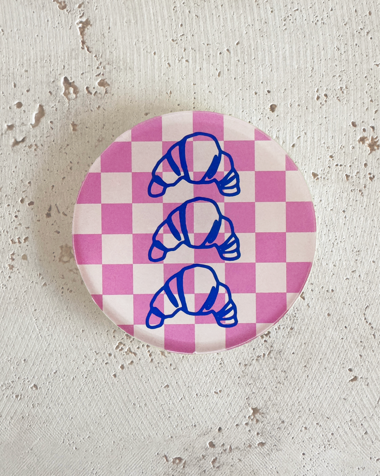 Croissant Untersetzer aus Acryl