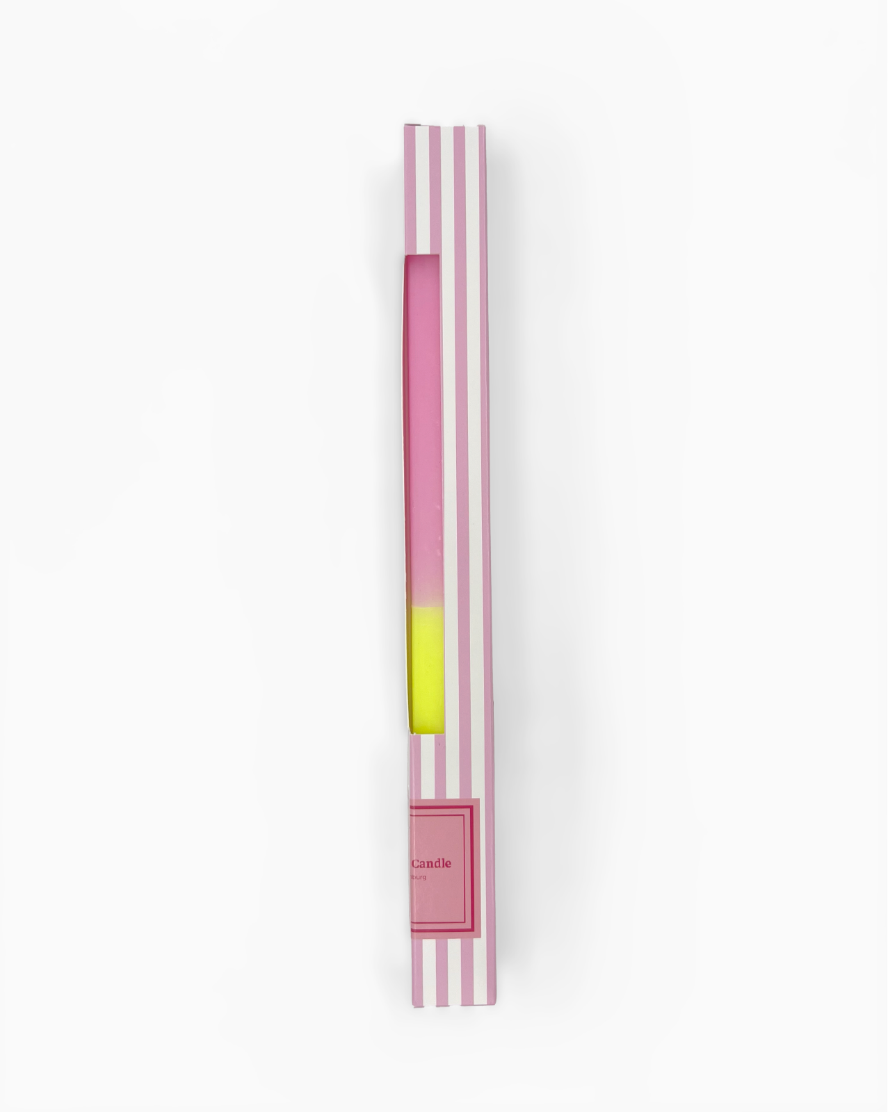 Dip Dye Stabkerze Limoncello