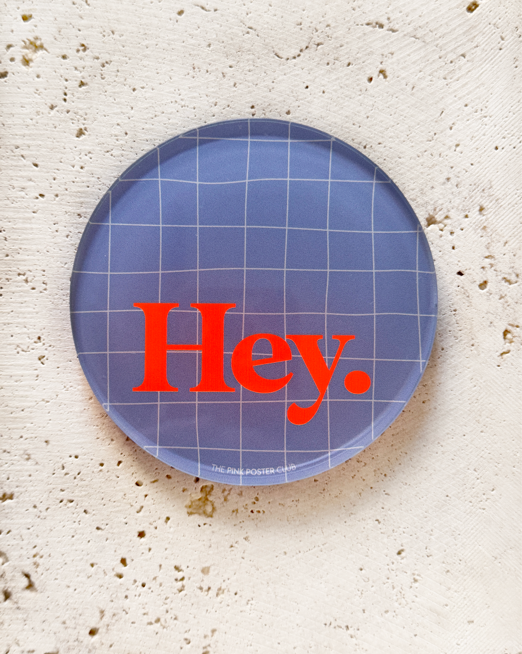 Hey Neon Untersetzer aus Acryl