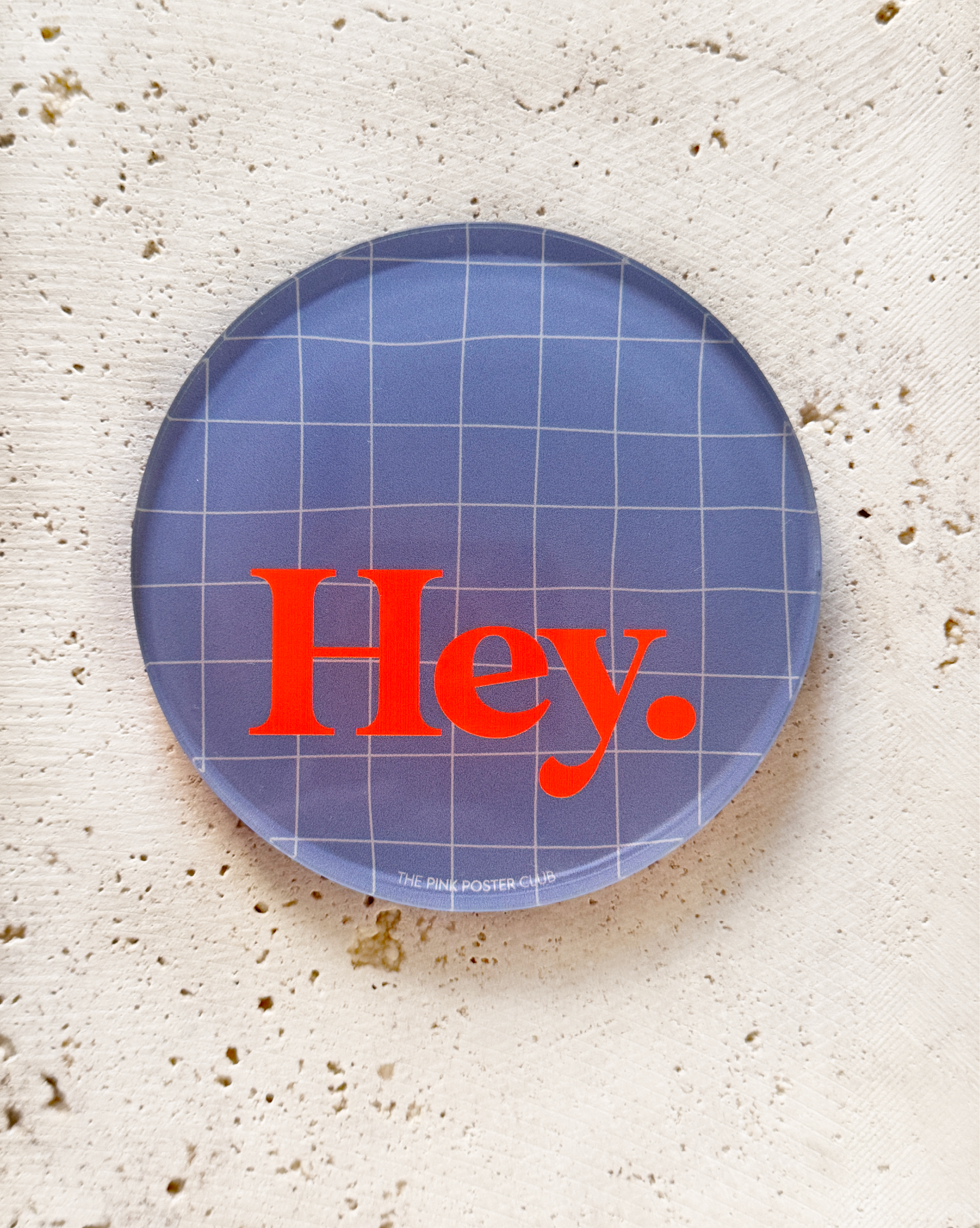 Hey Neon Untersetzer aus Acryl