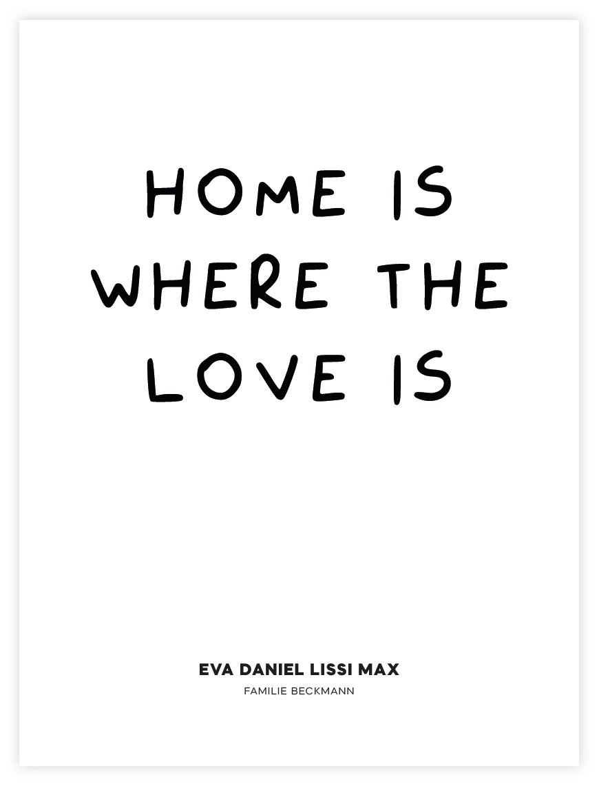 Home Is Where The Love Is Poster