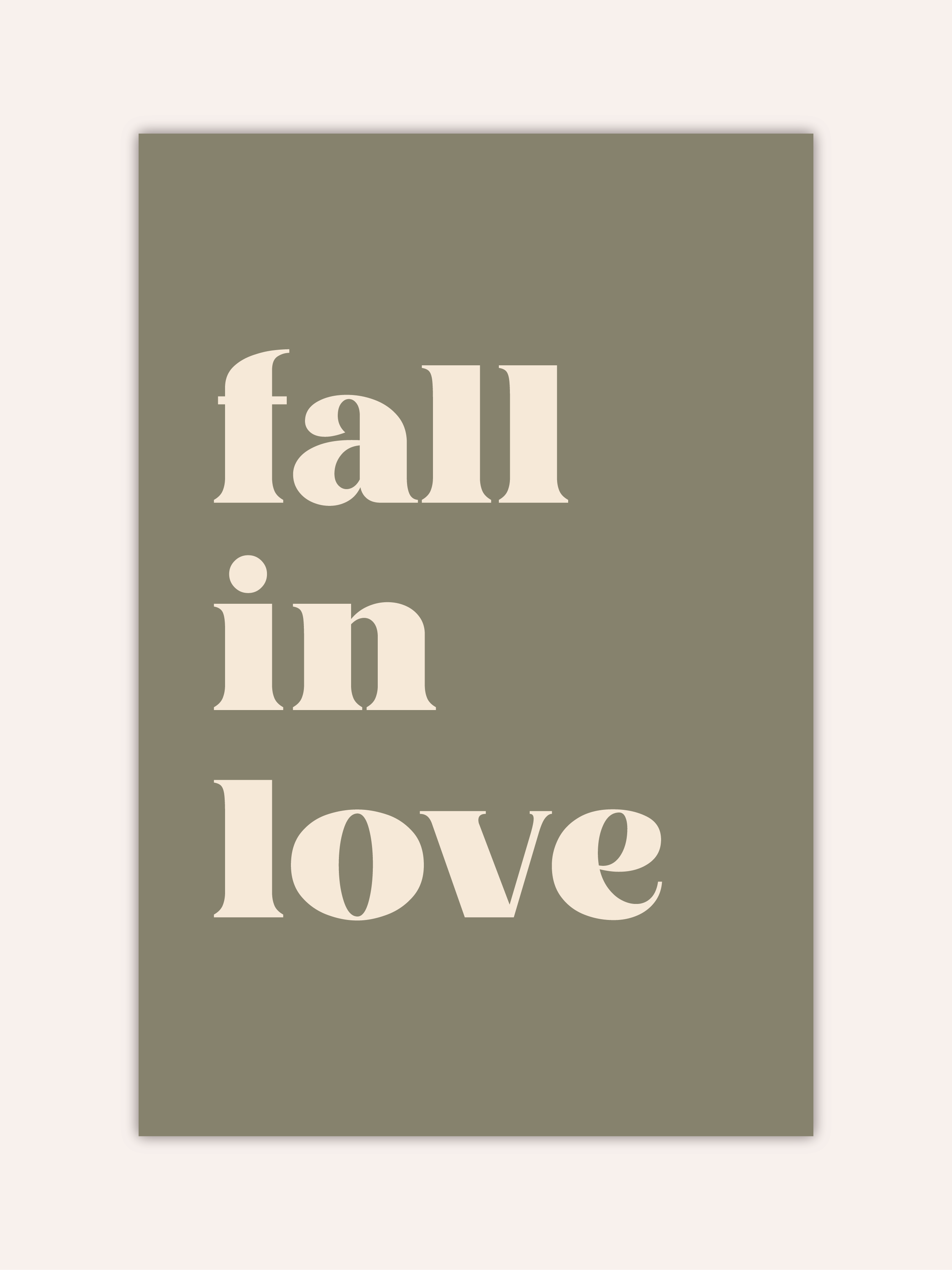 Fall In Love Poster