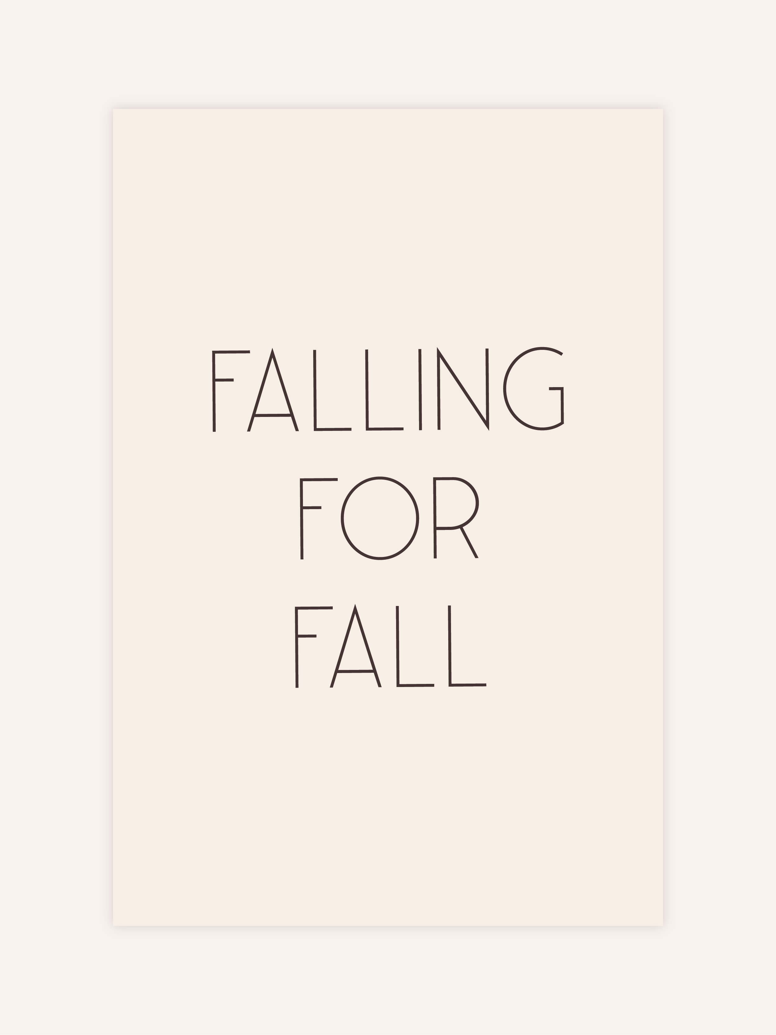 Falling For Fall Poster