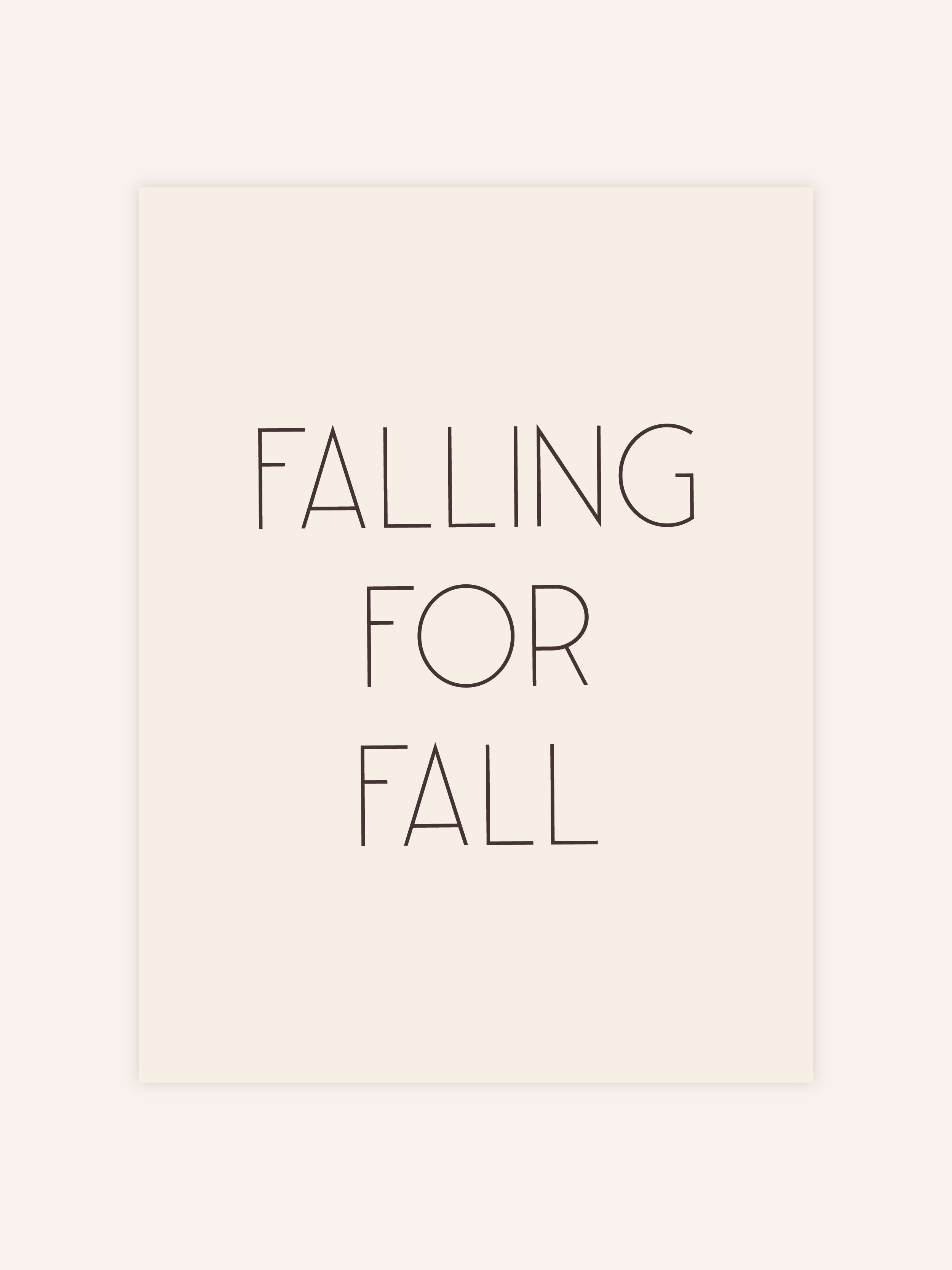 Falling For Fall Poster