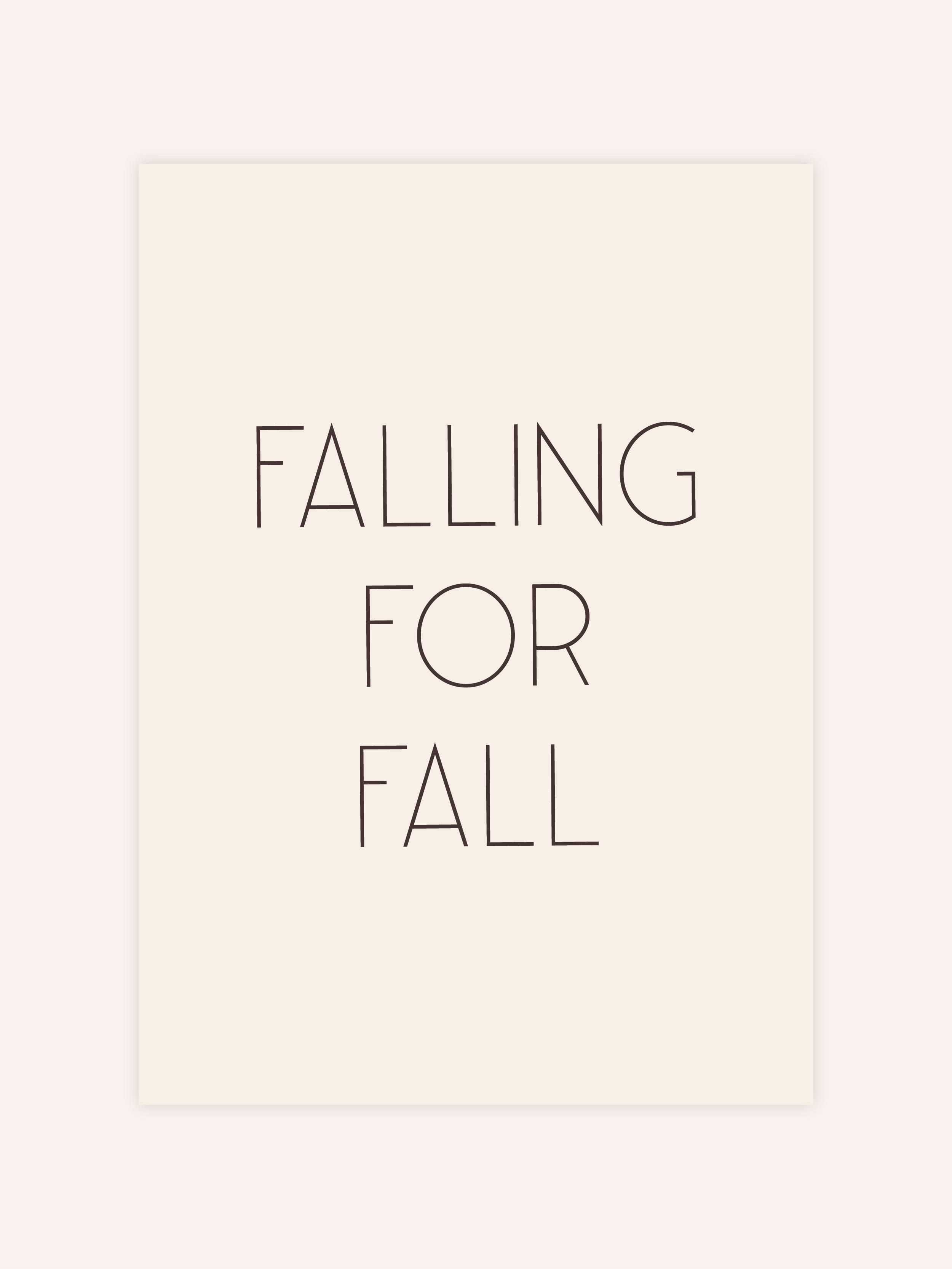Falling For Fall Poster