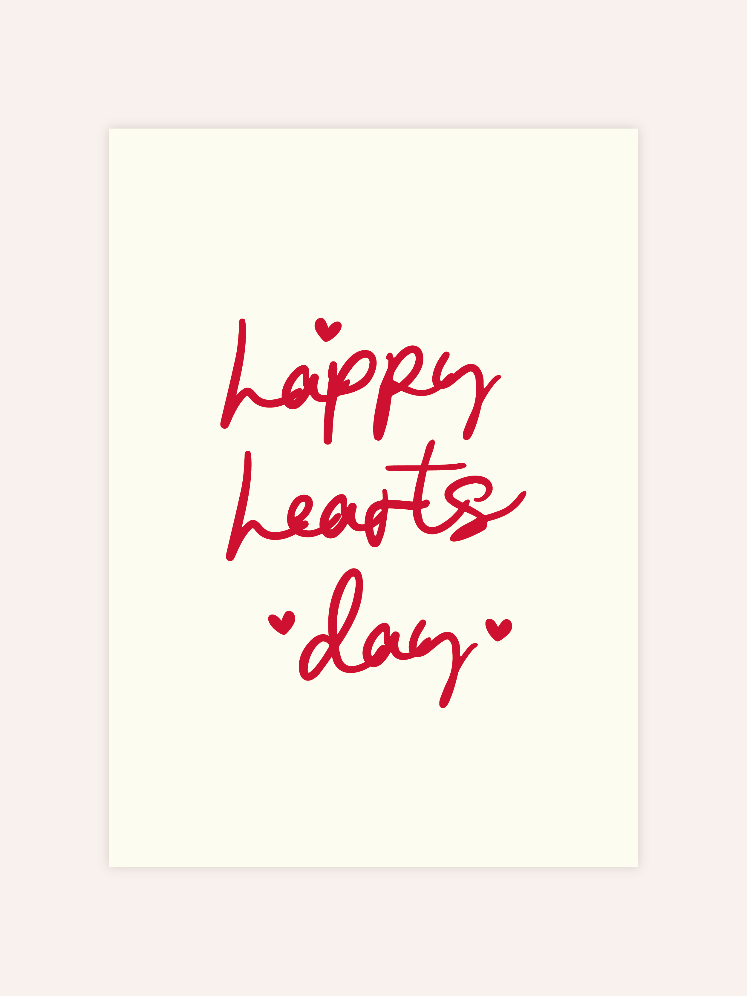 Happy Hearts Day Poster