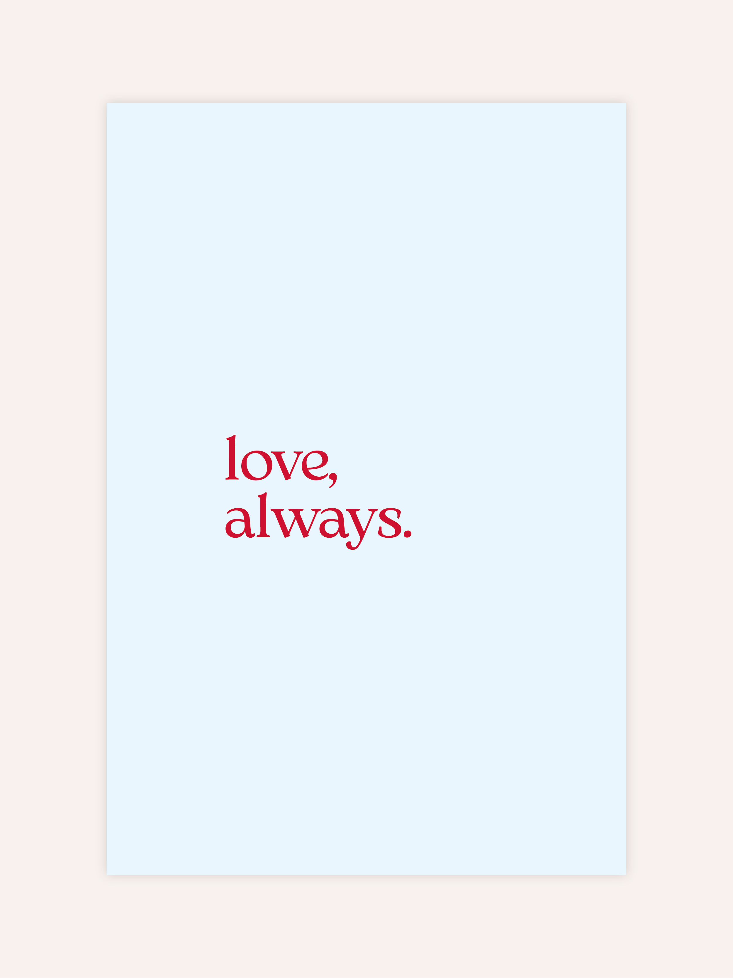 Love Always Poster