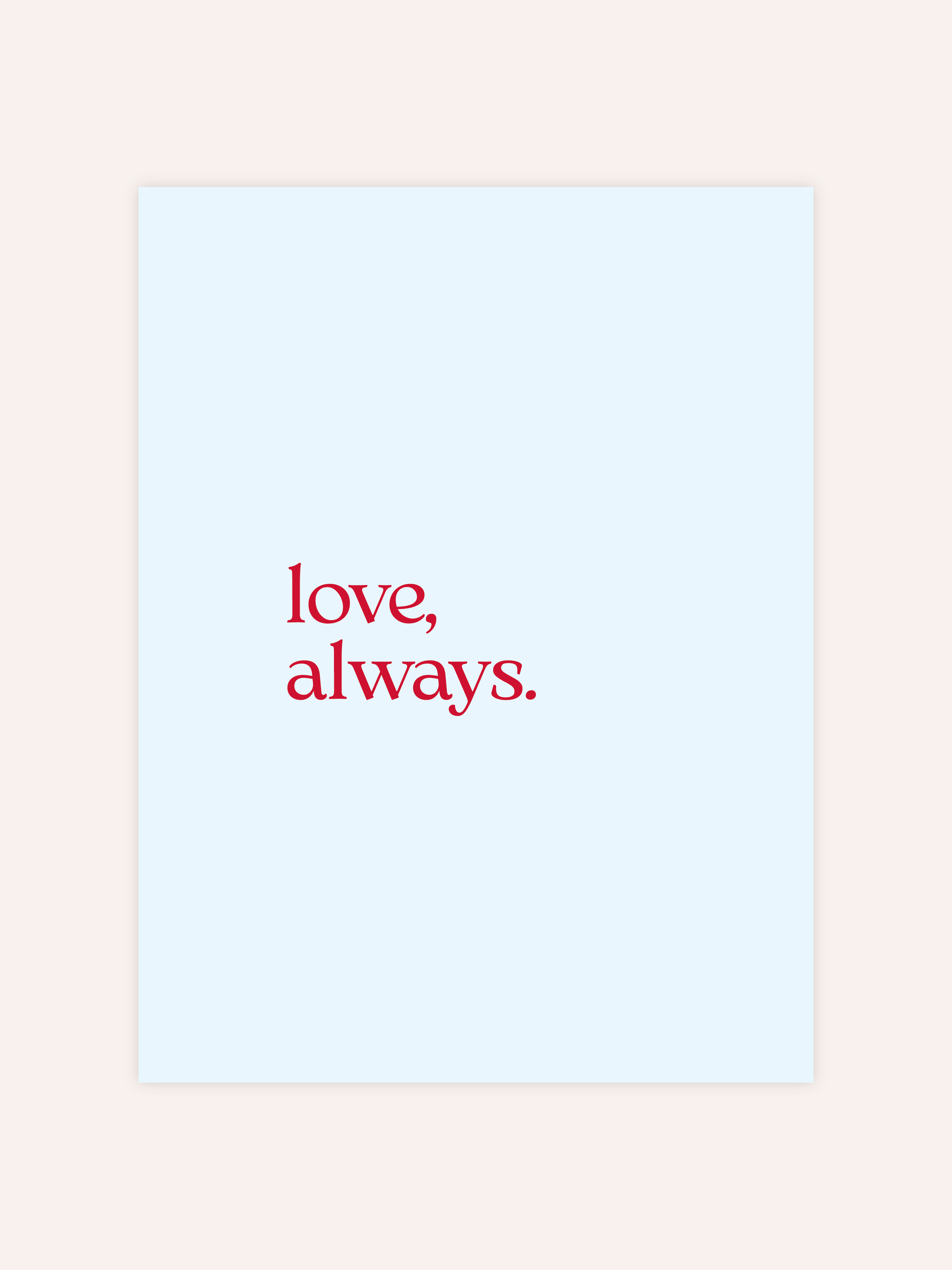 Love Always Poster