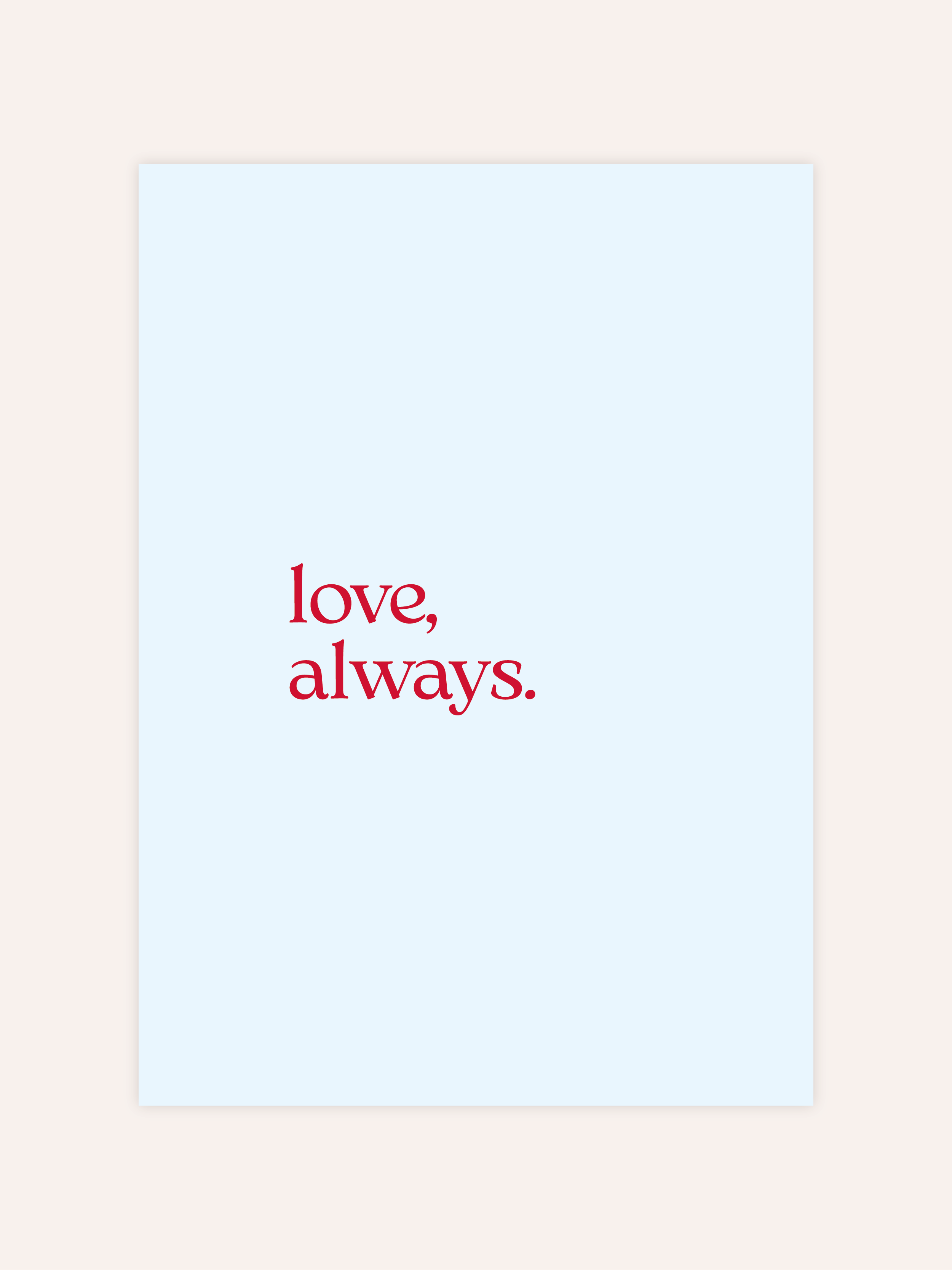 Love Always Poster