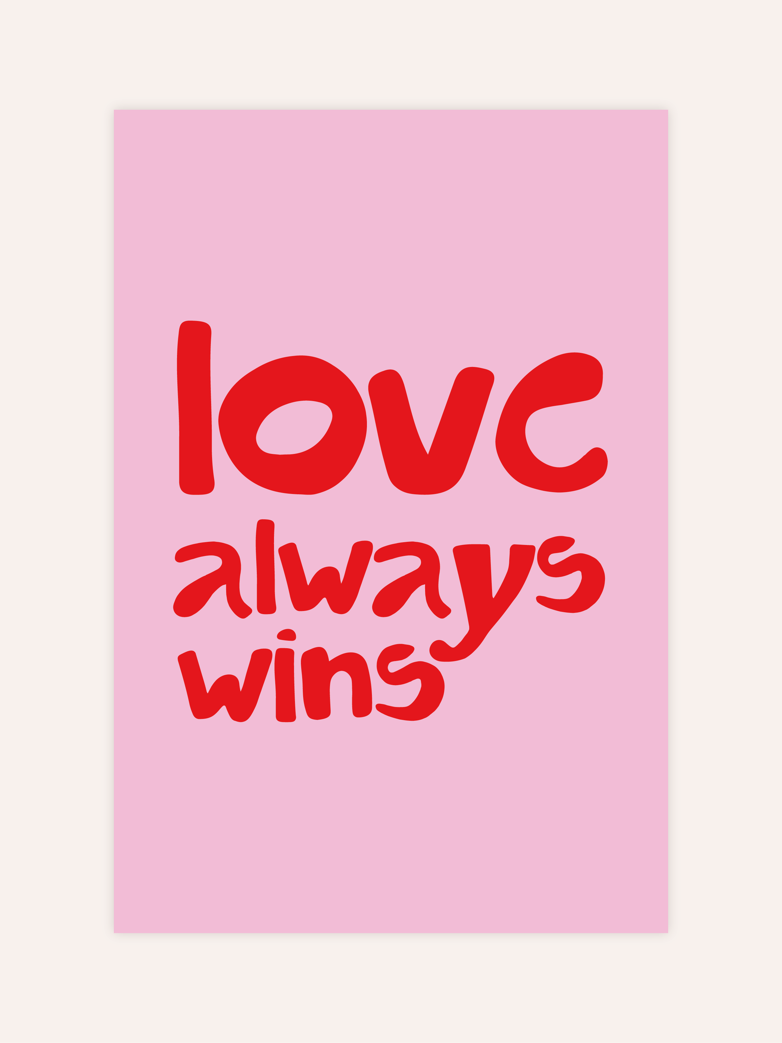 Love Always Wins Poster