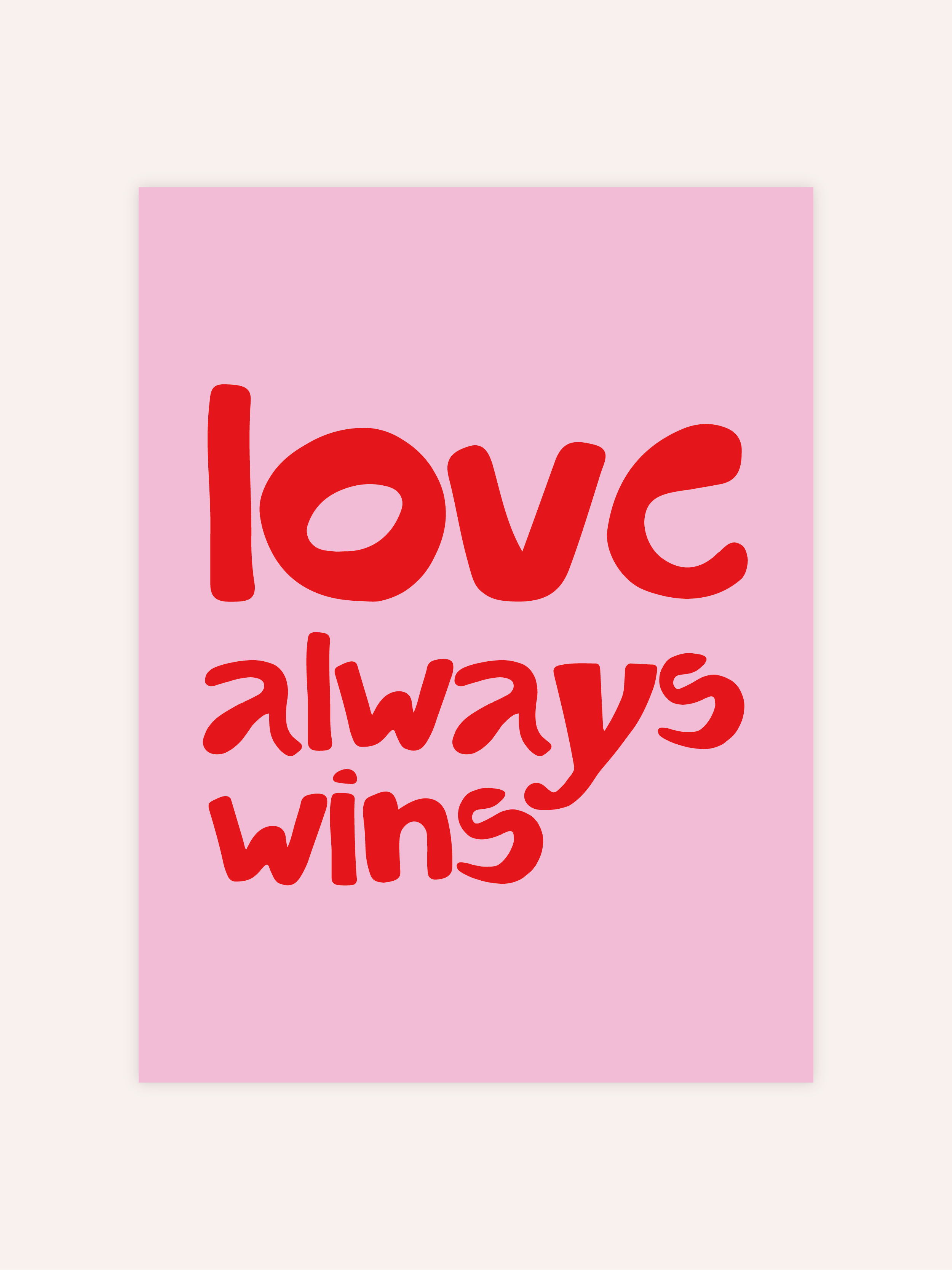Love Always Wins Poster