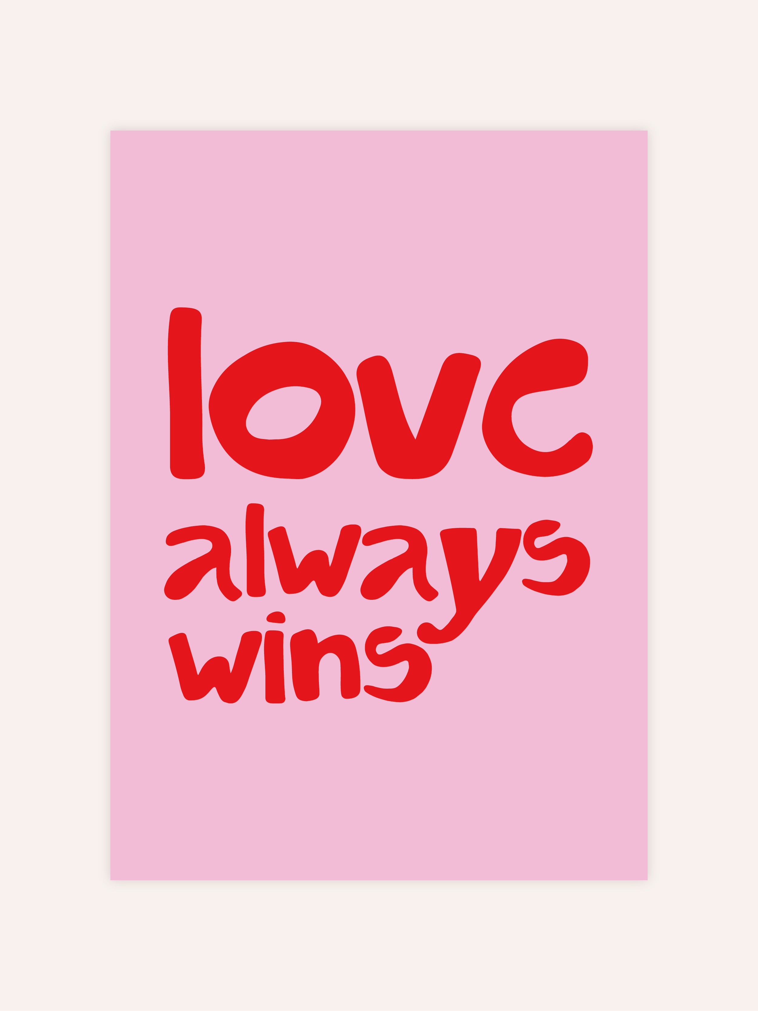 Love Always Wins Poster
