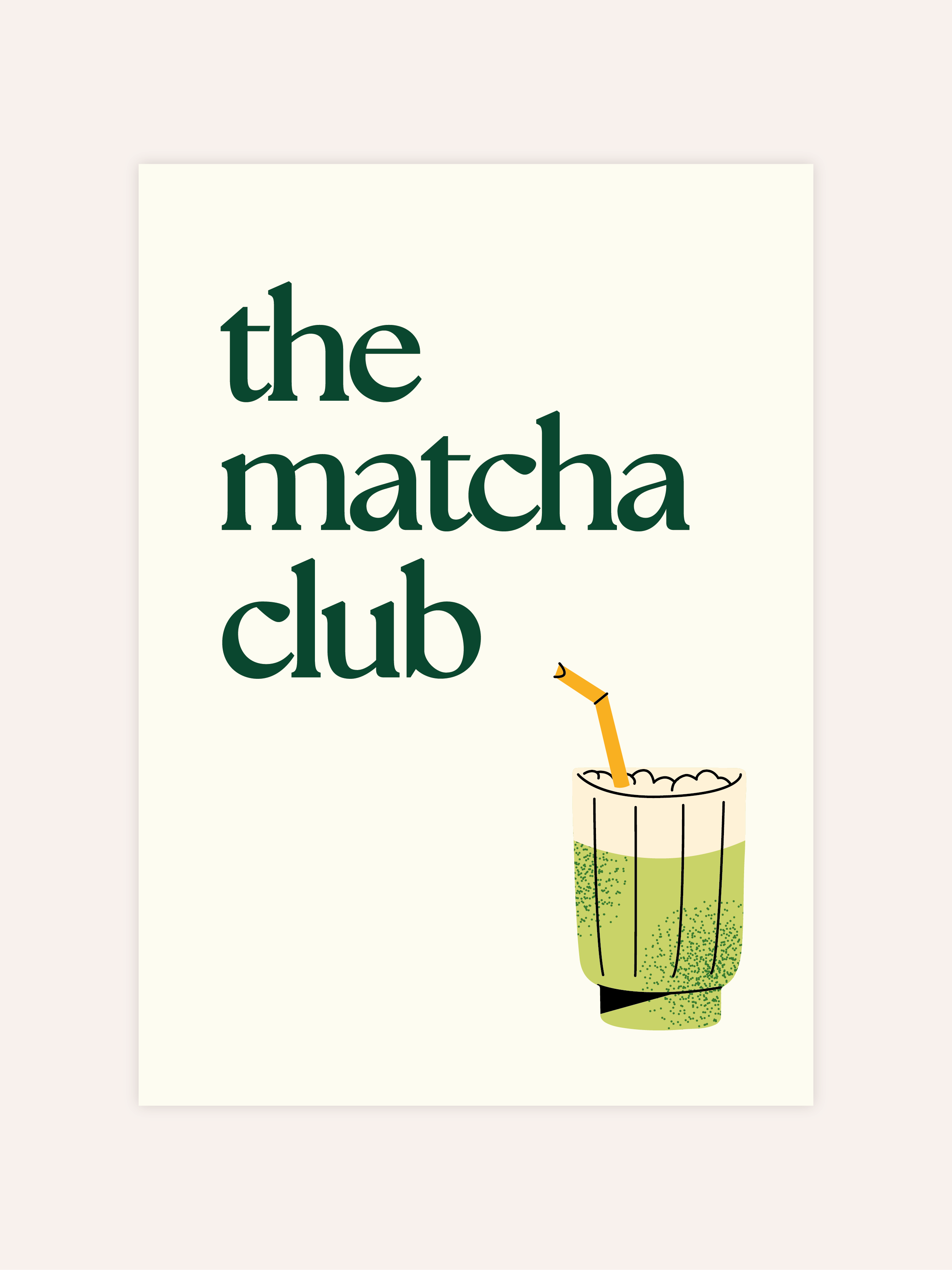 The Matcha Club Poster