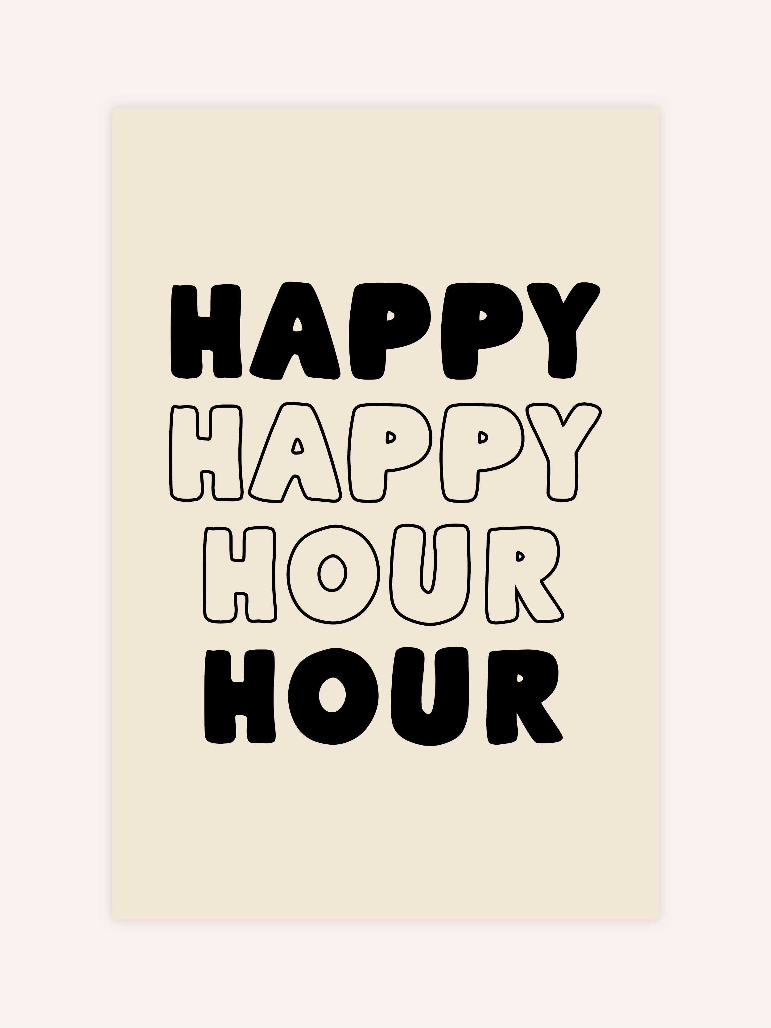 Happy Hour Poster