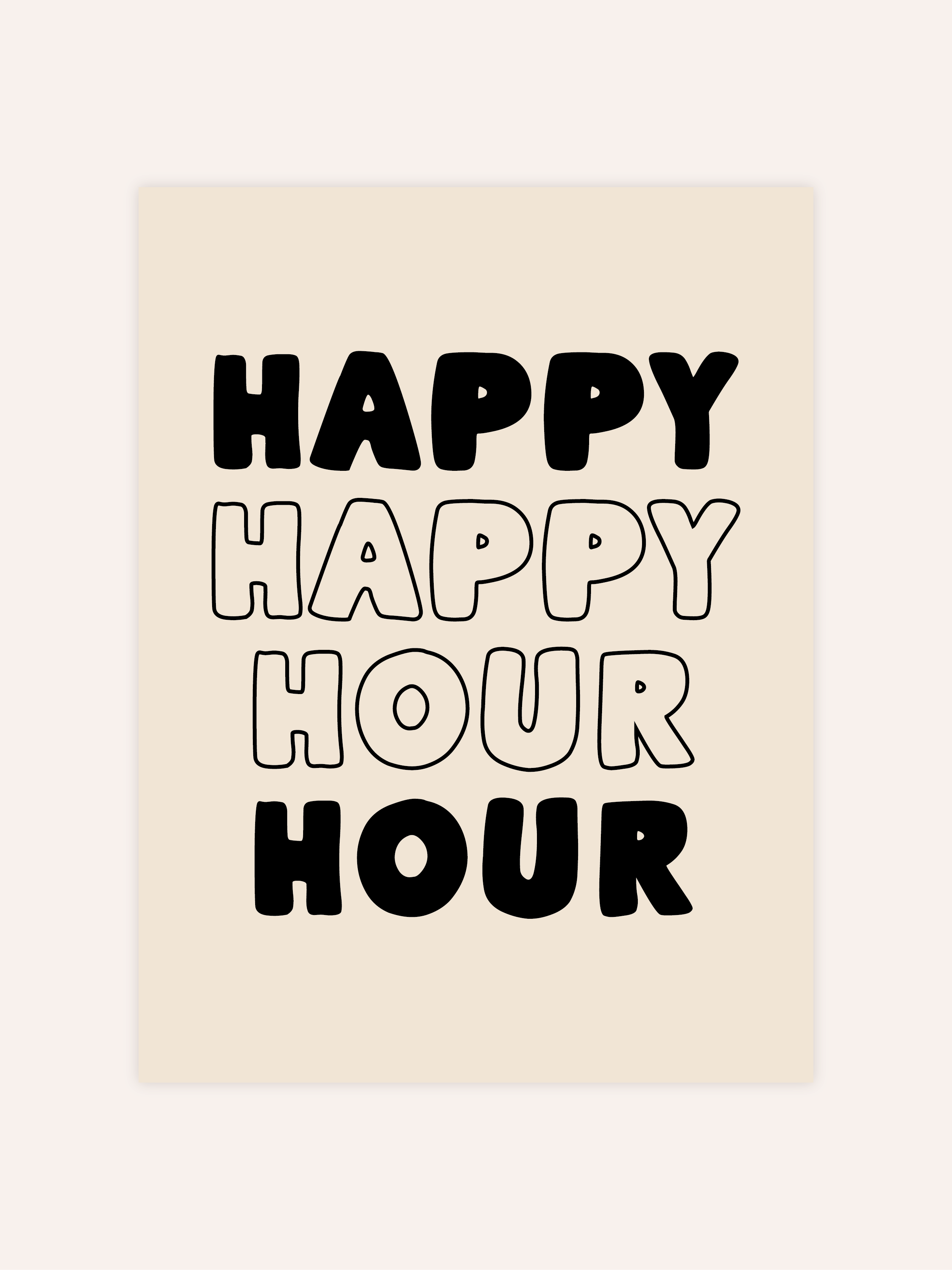 Happy Hour Poster
