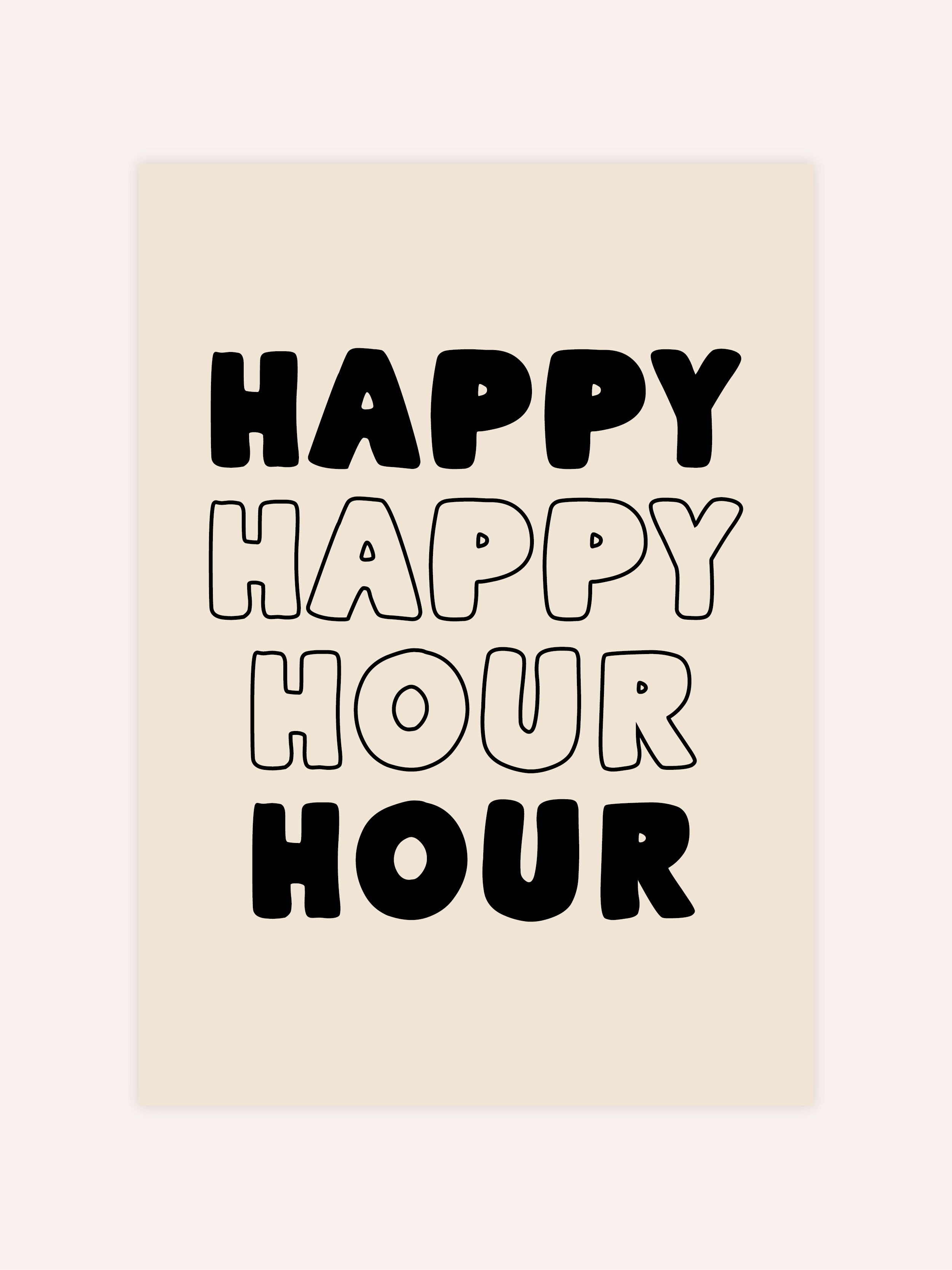 Happy Hour Poster