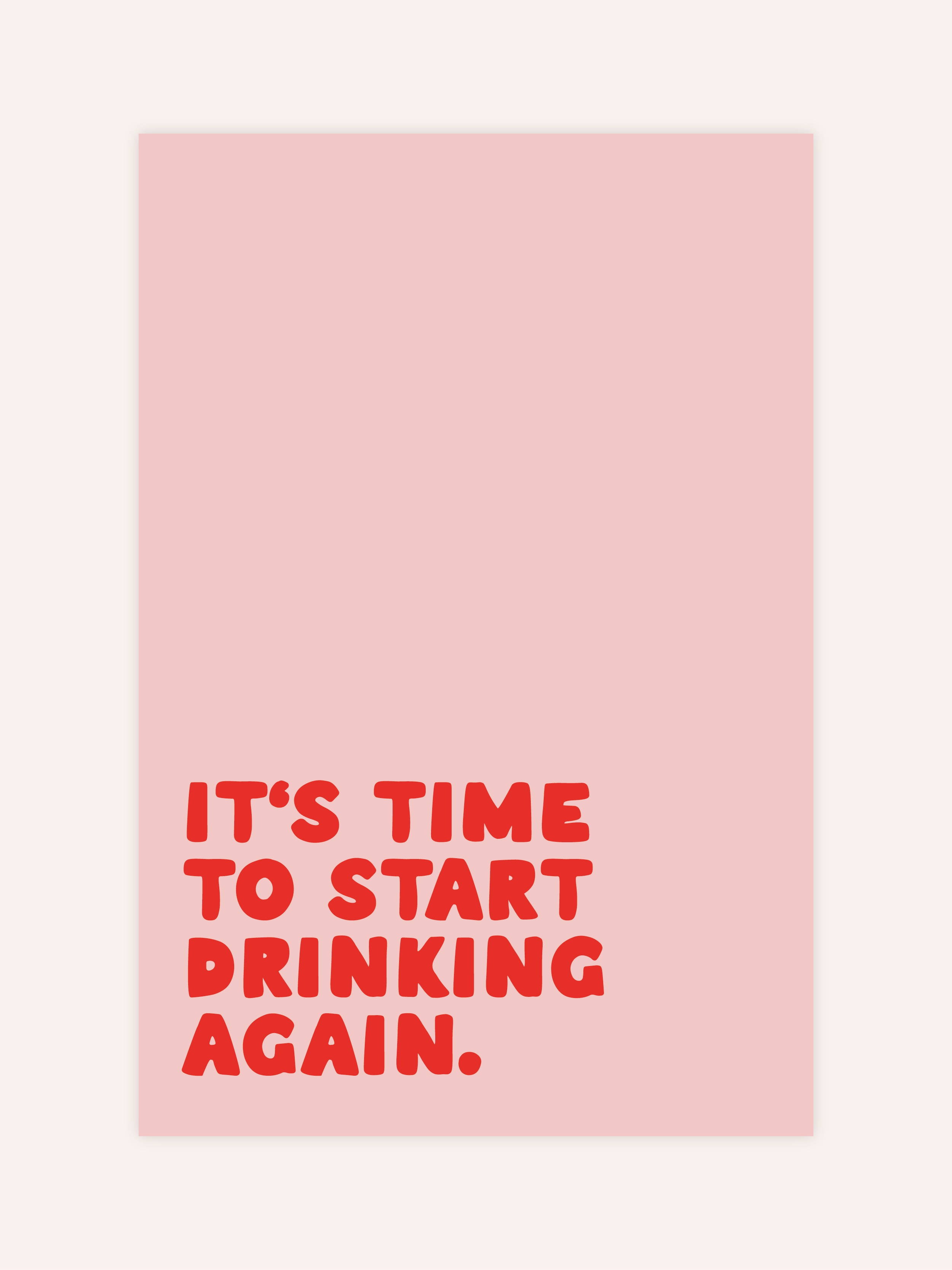 It's Time To Start Poster