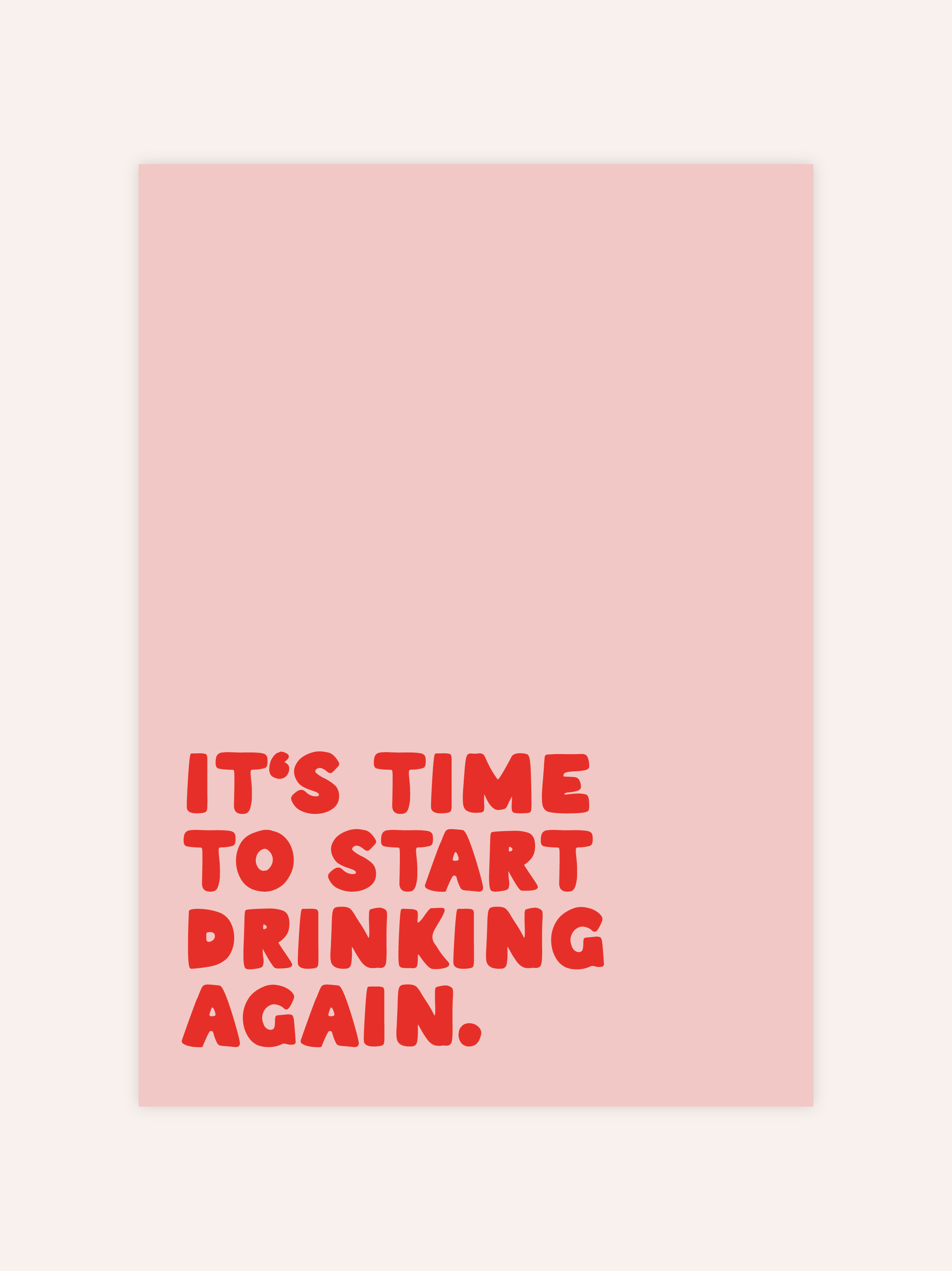 It's Time To Start Poster