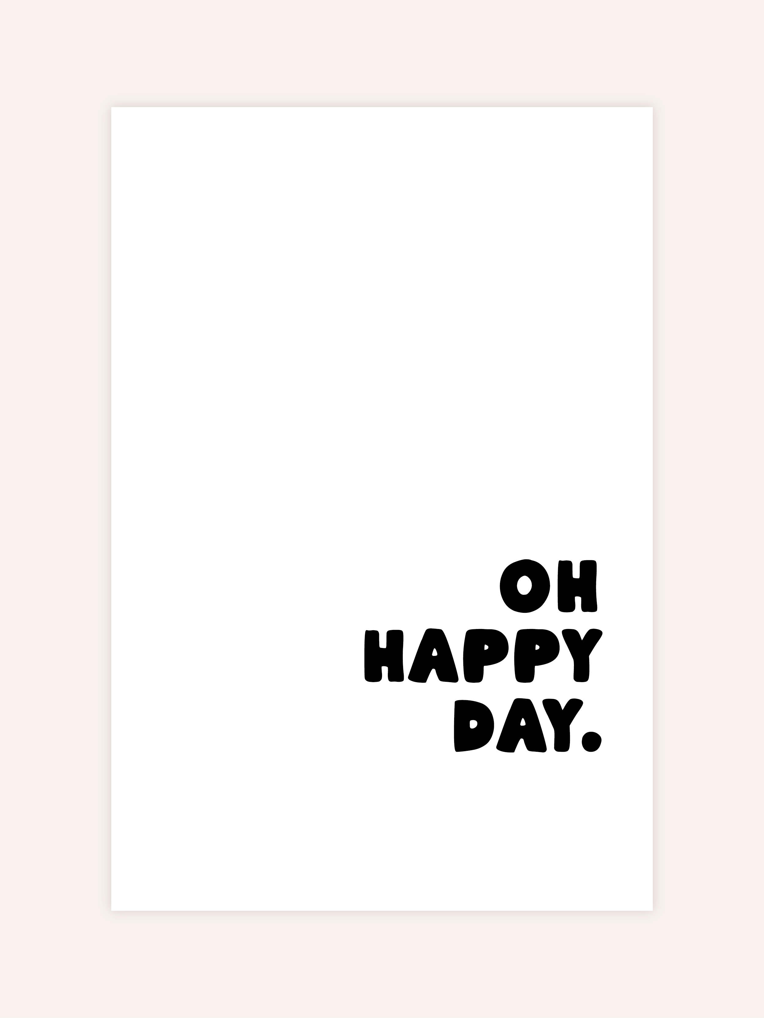 Oh Happy Day Poster
