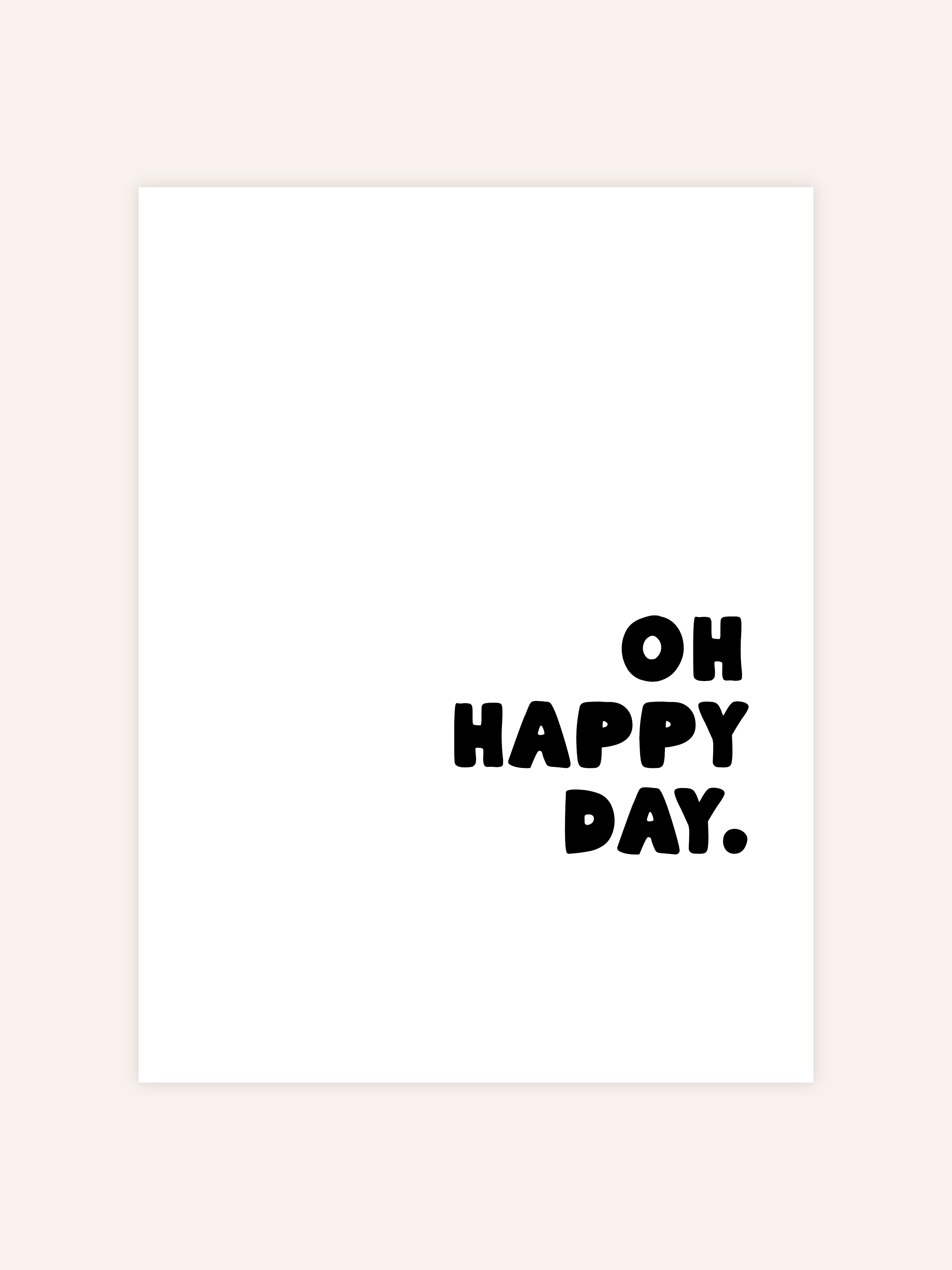 Oh Happy Day Poster