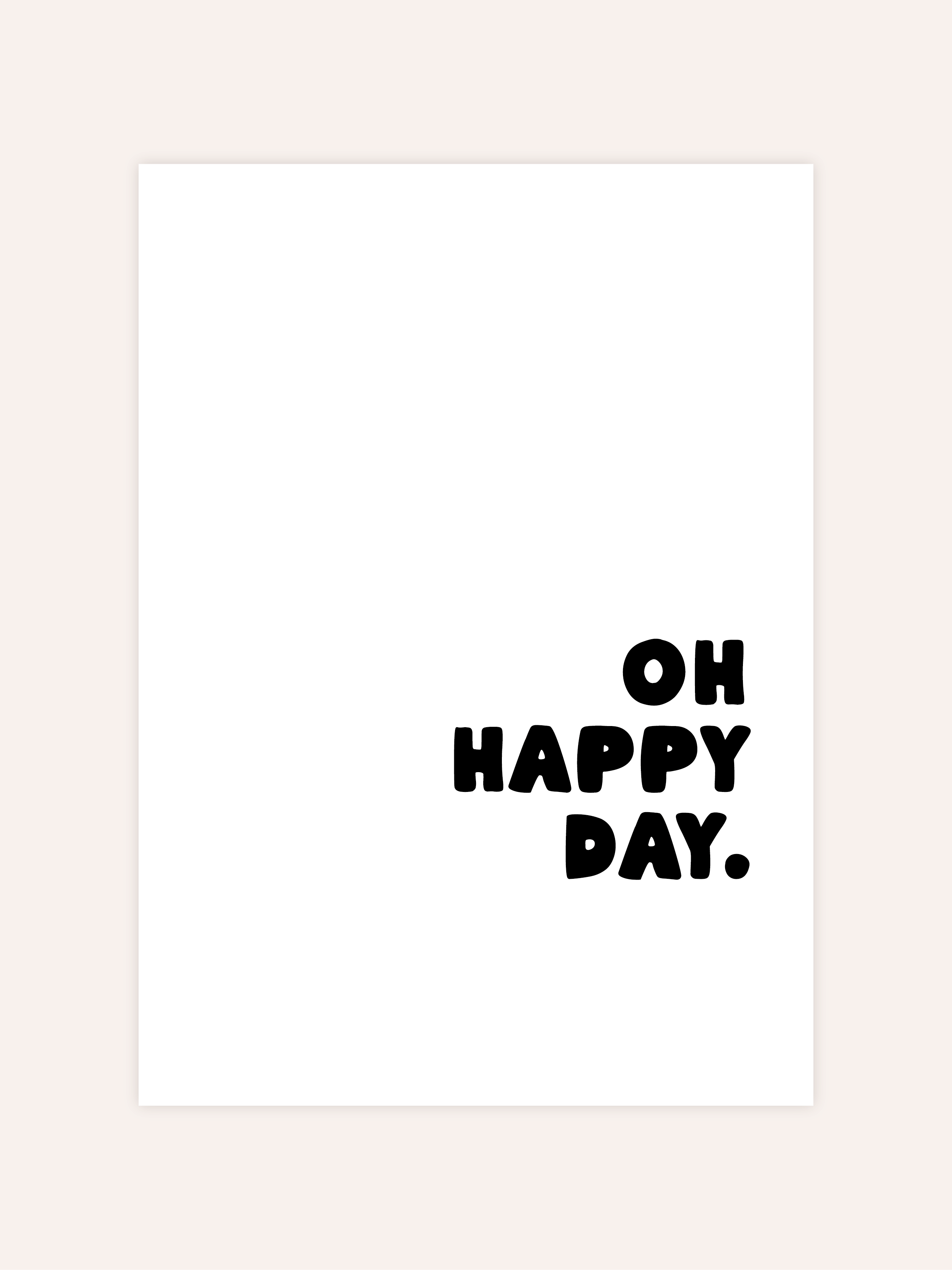 Oh Happy Day Poster