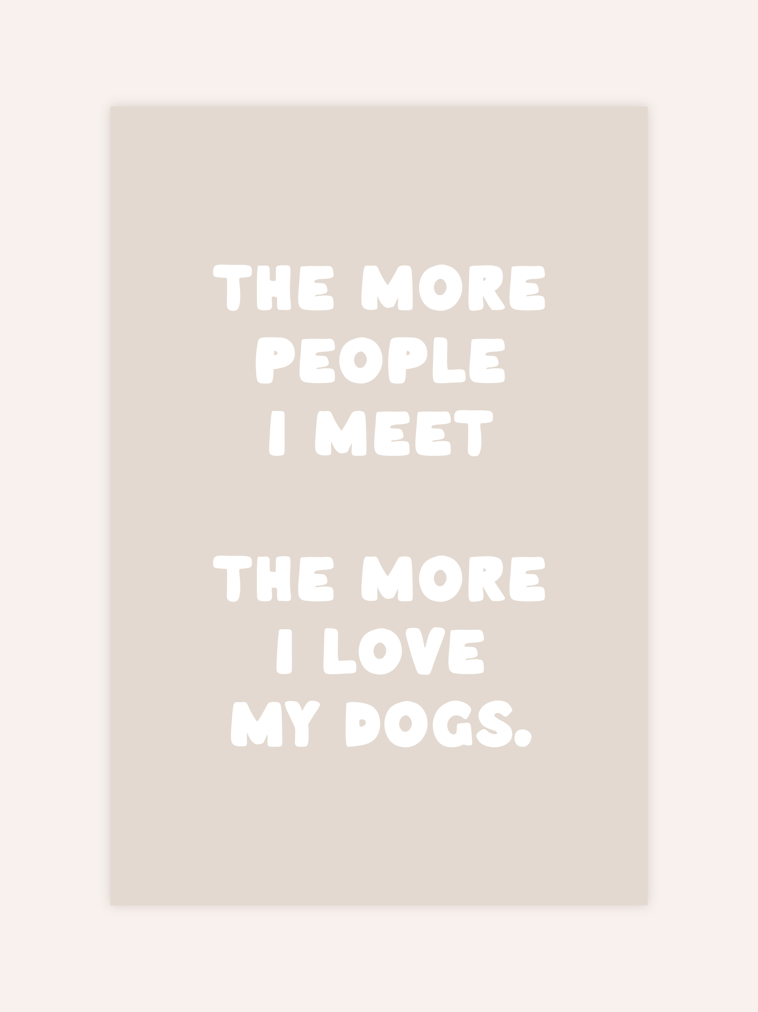 The More People I Meet Poster