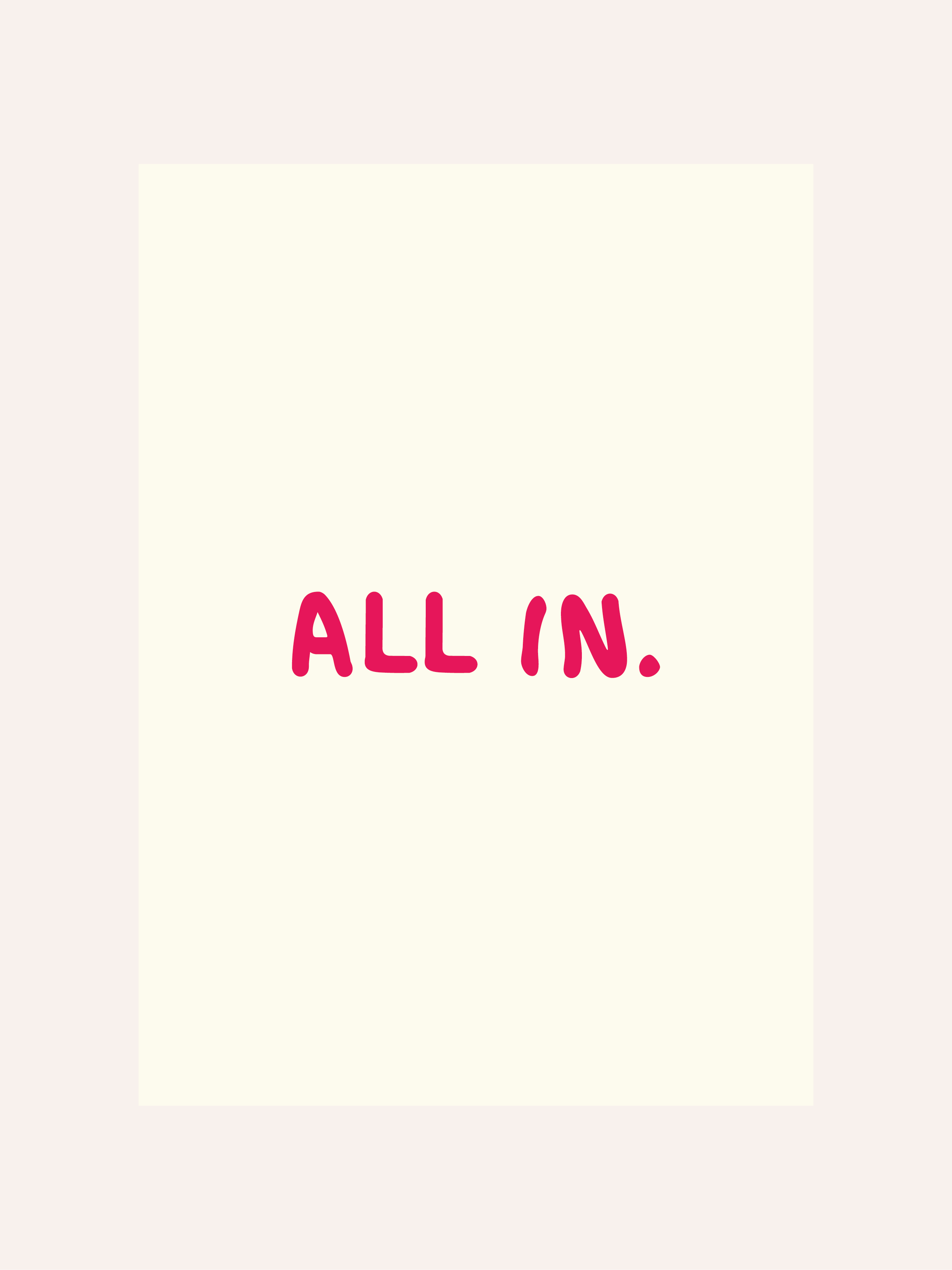 All In Poster