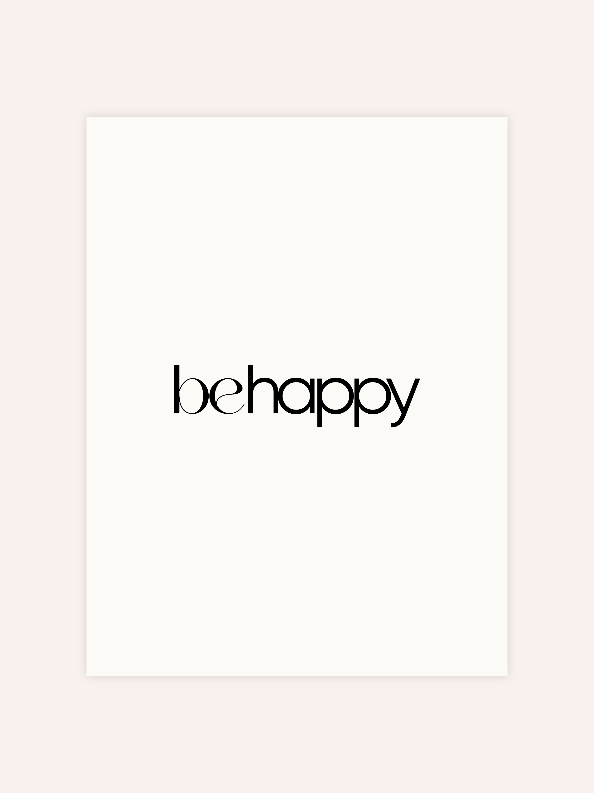 Be Happy Poster