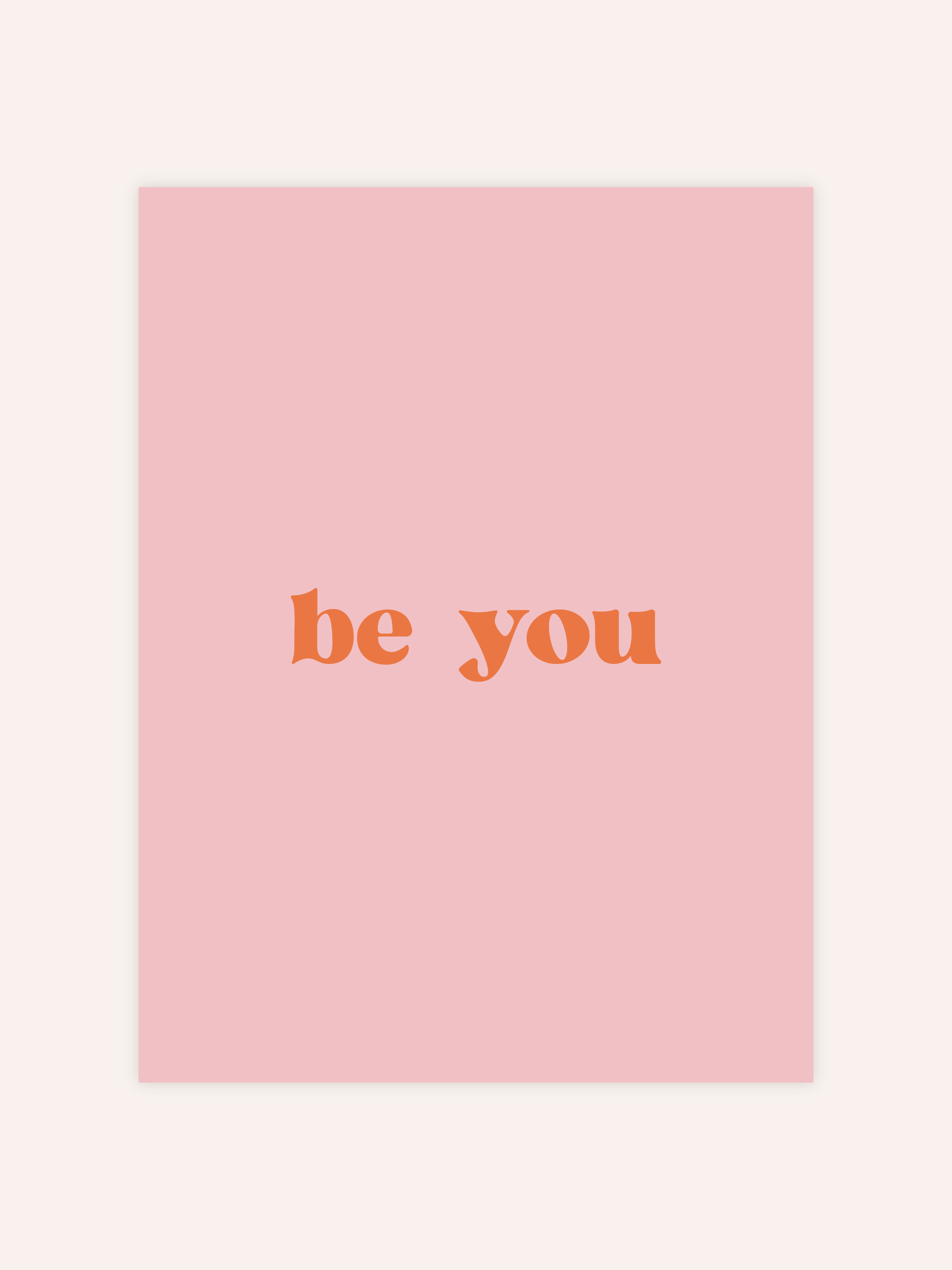 Be You Poster