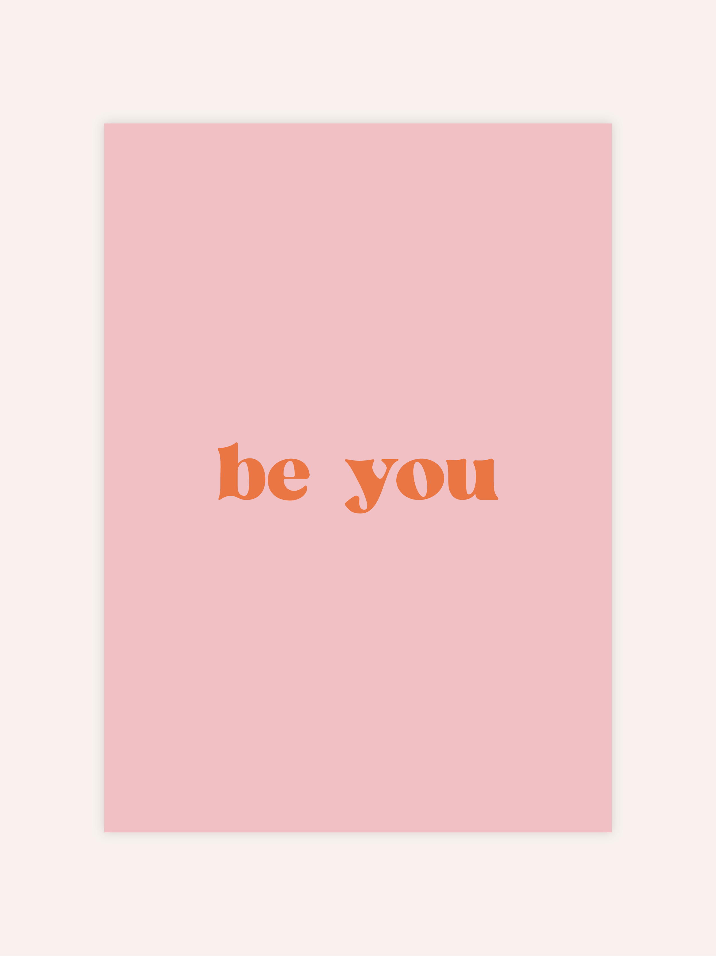 Be You Poster