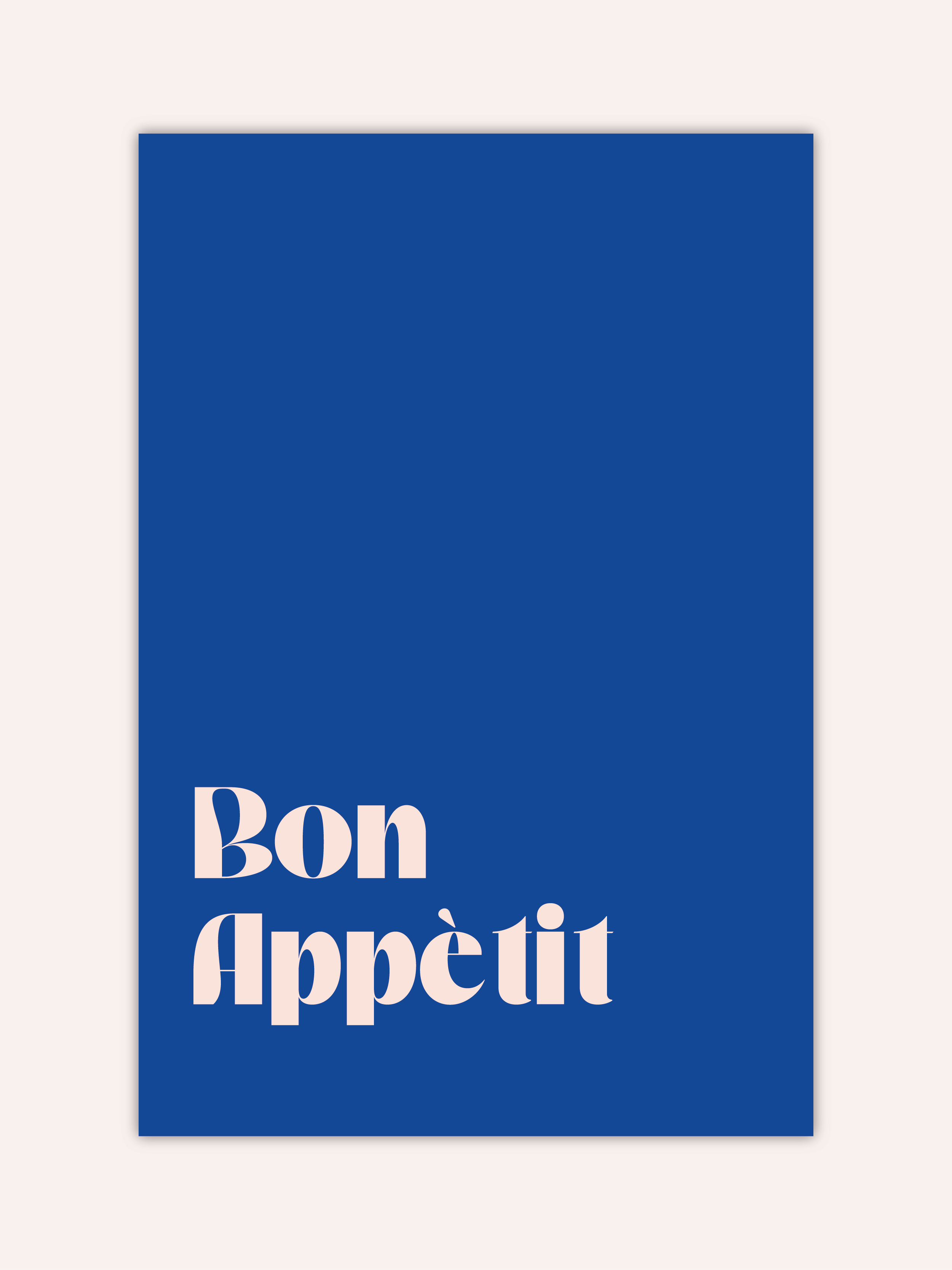 Bon Appètit Poster