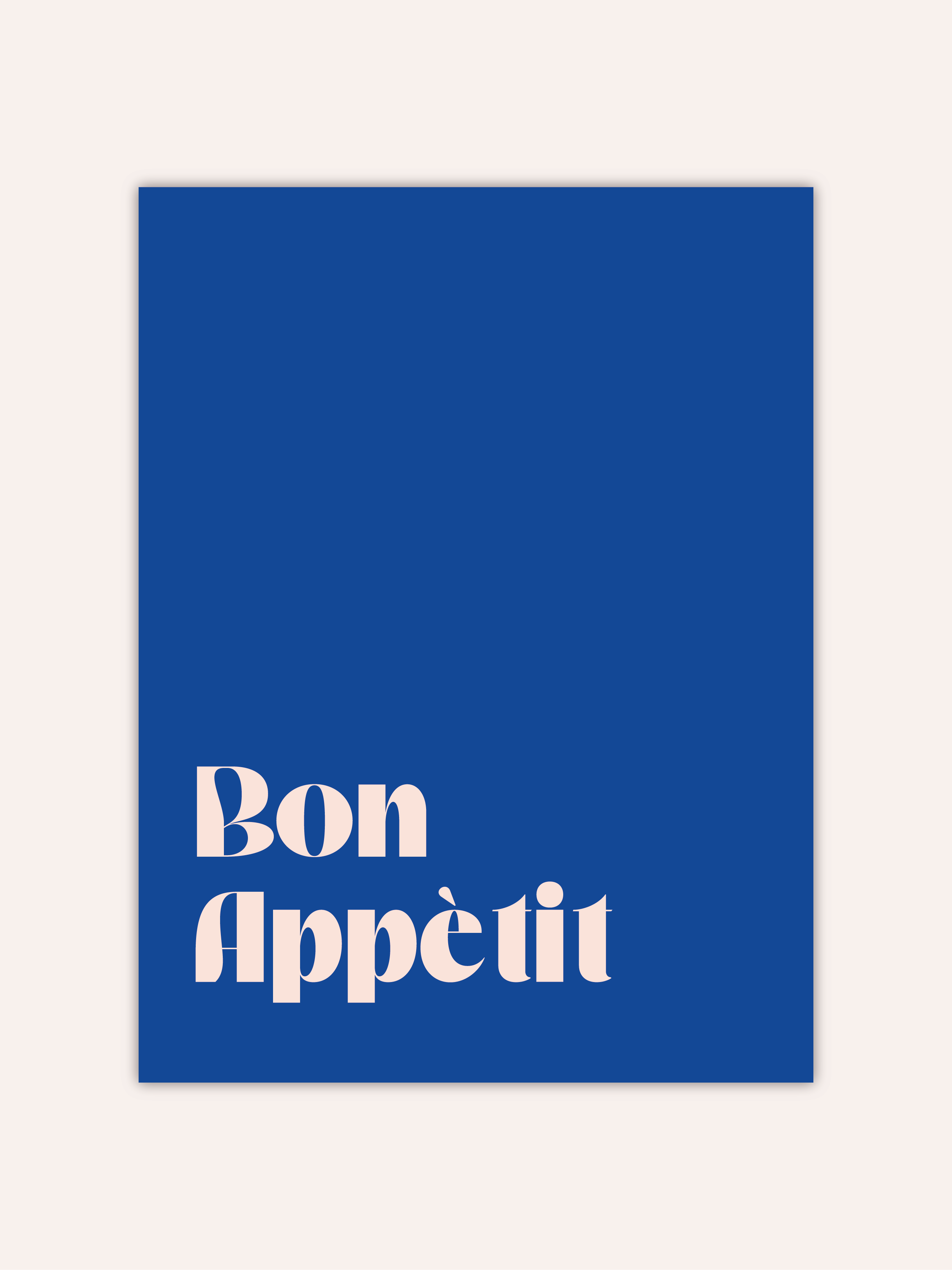 Bon Appètit Poster