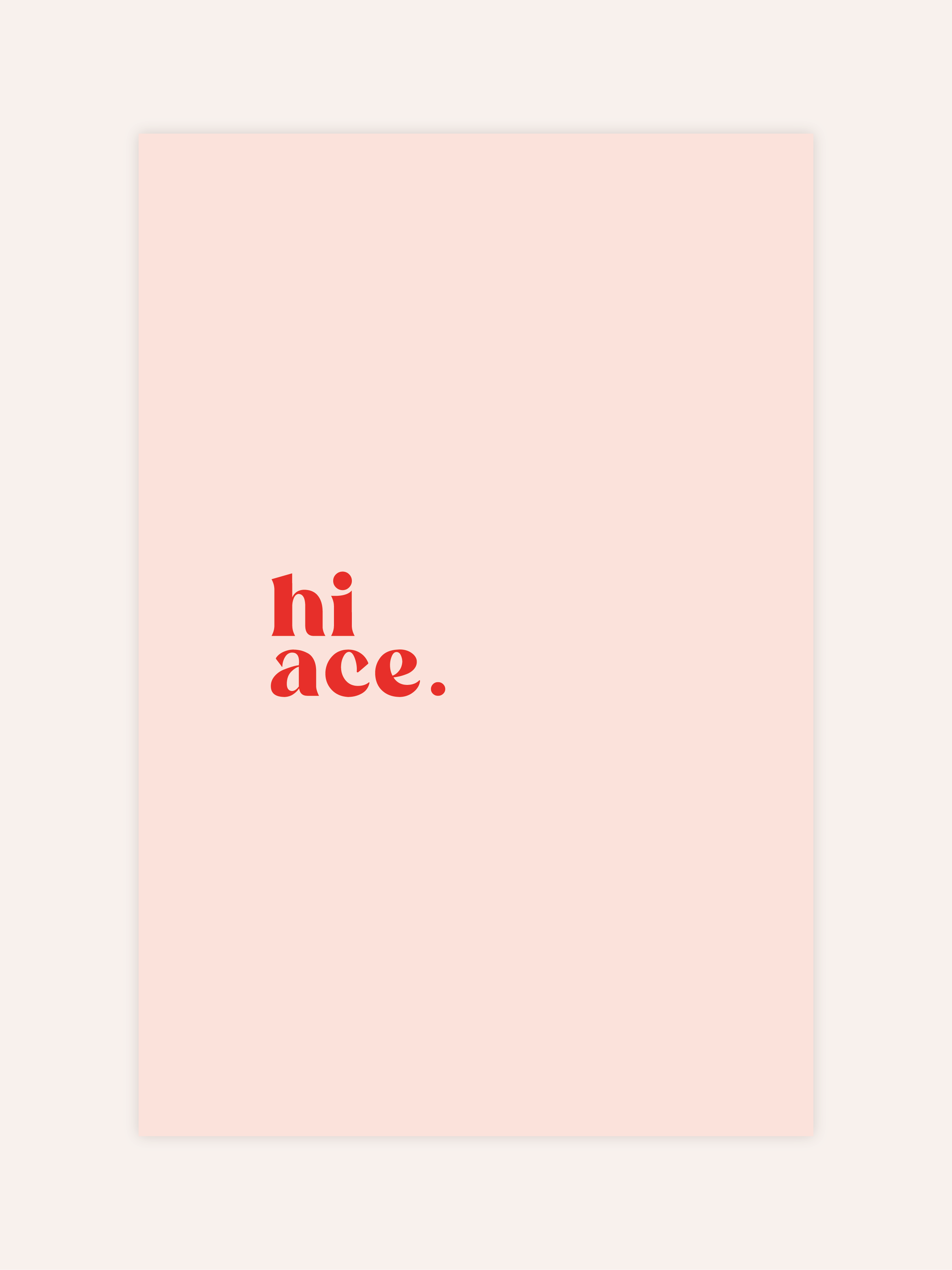 Hi Ace Poster
